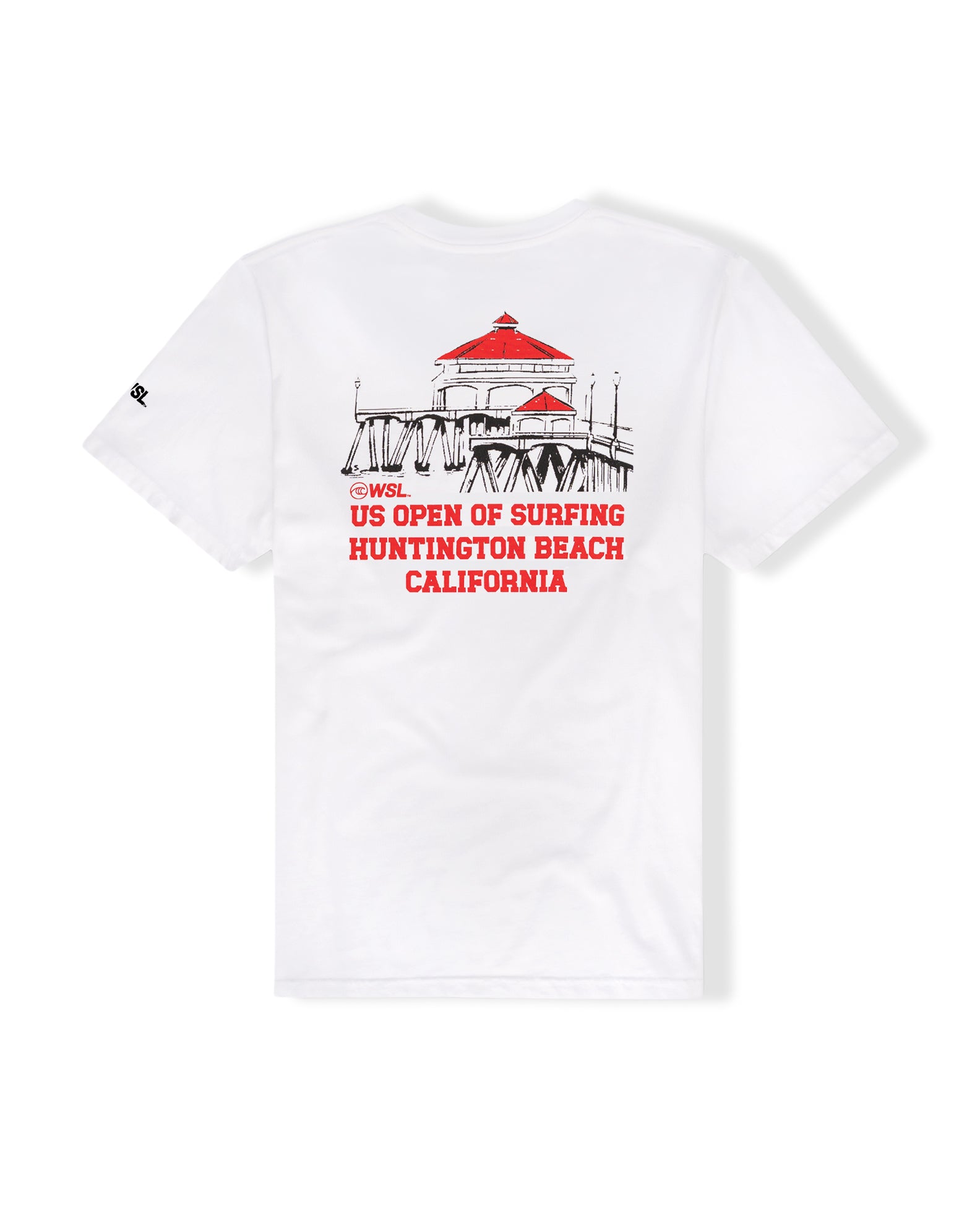 US Open US Open 2026 HB Pier S/S T-Shirt - White - $21.00 at Jack's Surfboards