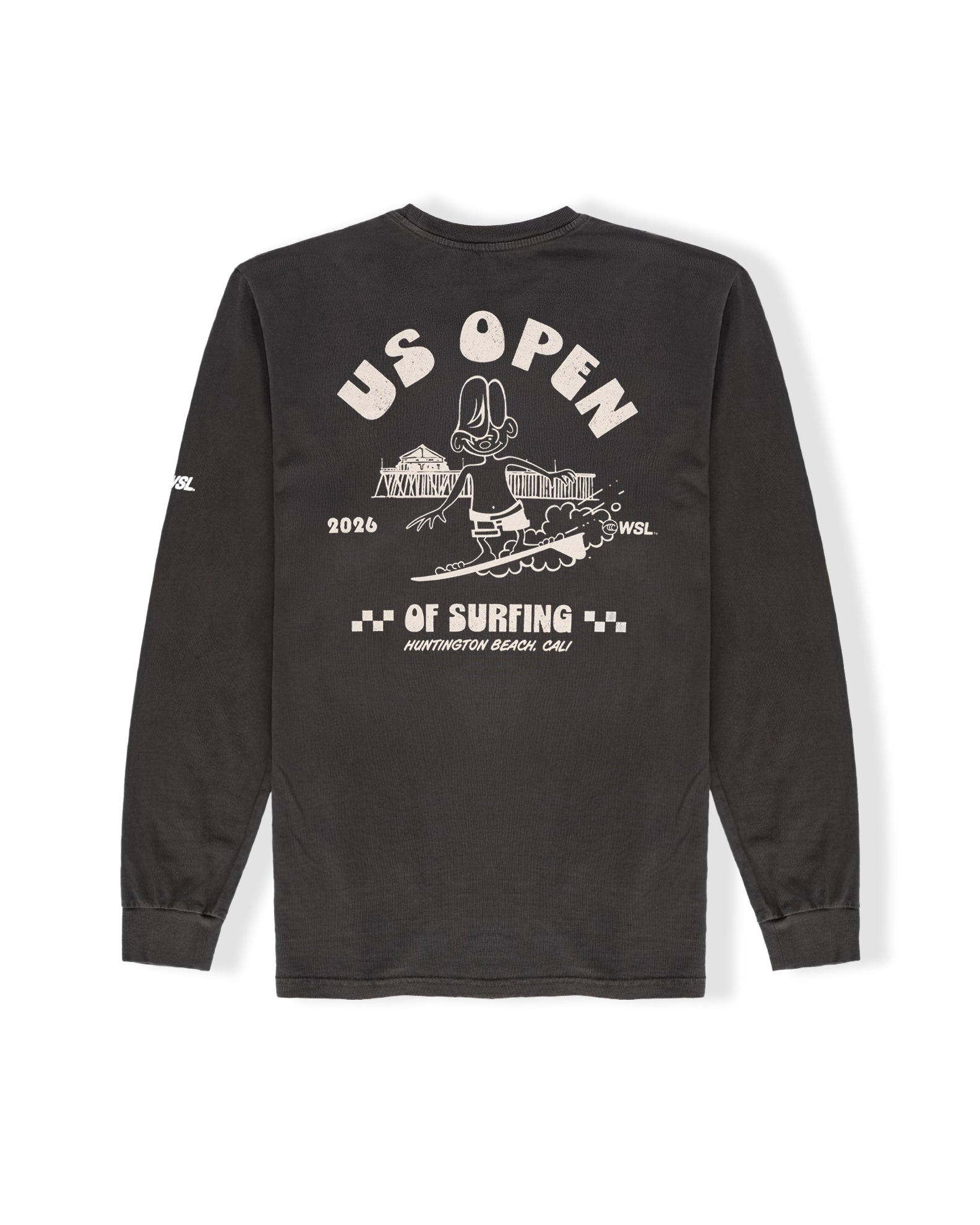 US Open US Open x Jack's Surfboards 2026 Dude L/S Pigment T-Shirt - Pigment Black - $27.00 at Jack's Surfboards