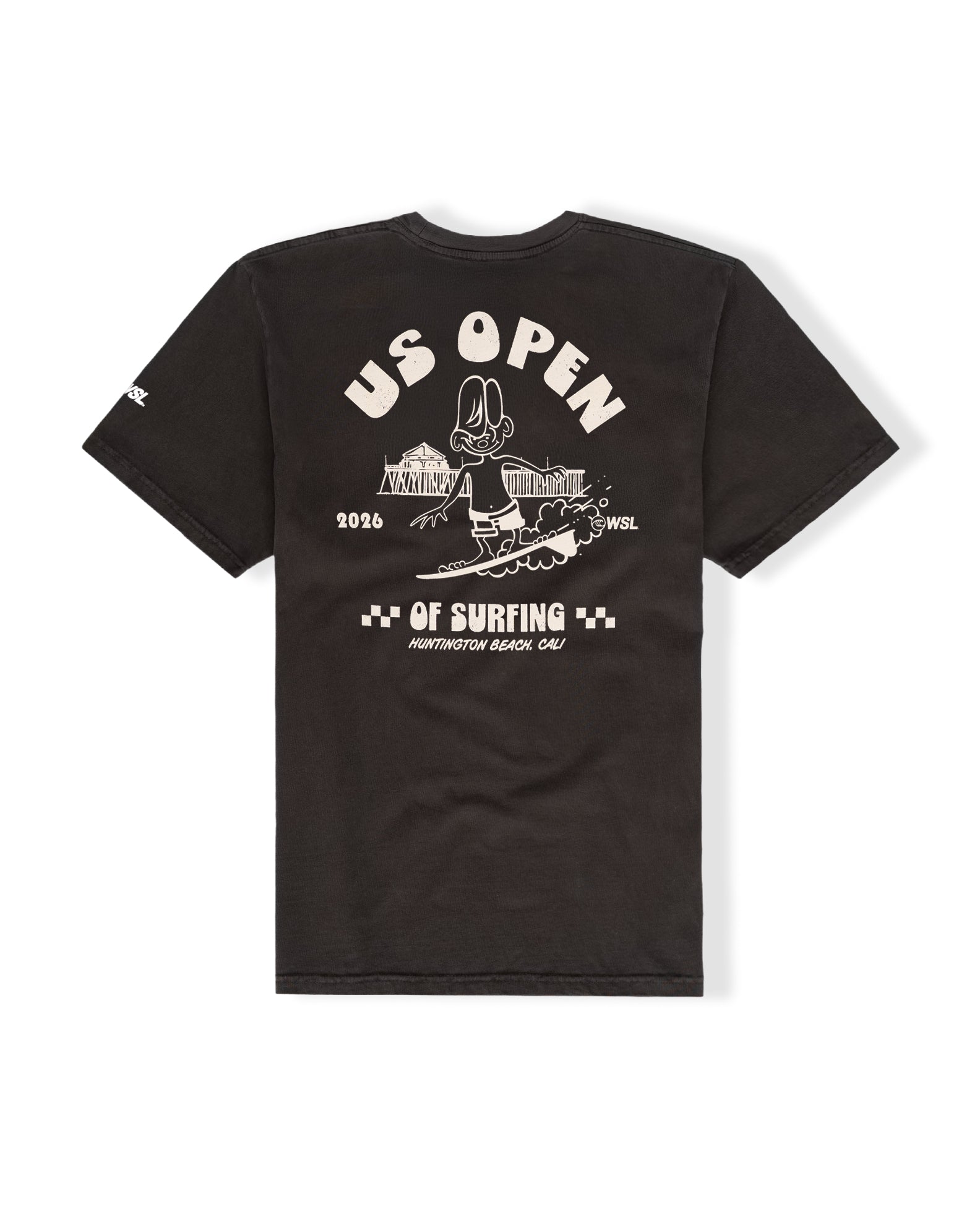 US Open US Open x Jack's Surfboards 2026 Dude S/S Pigment T-Shirt - Pigment Black - $21.00 at Jack's Surfboards
