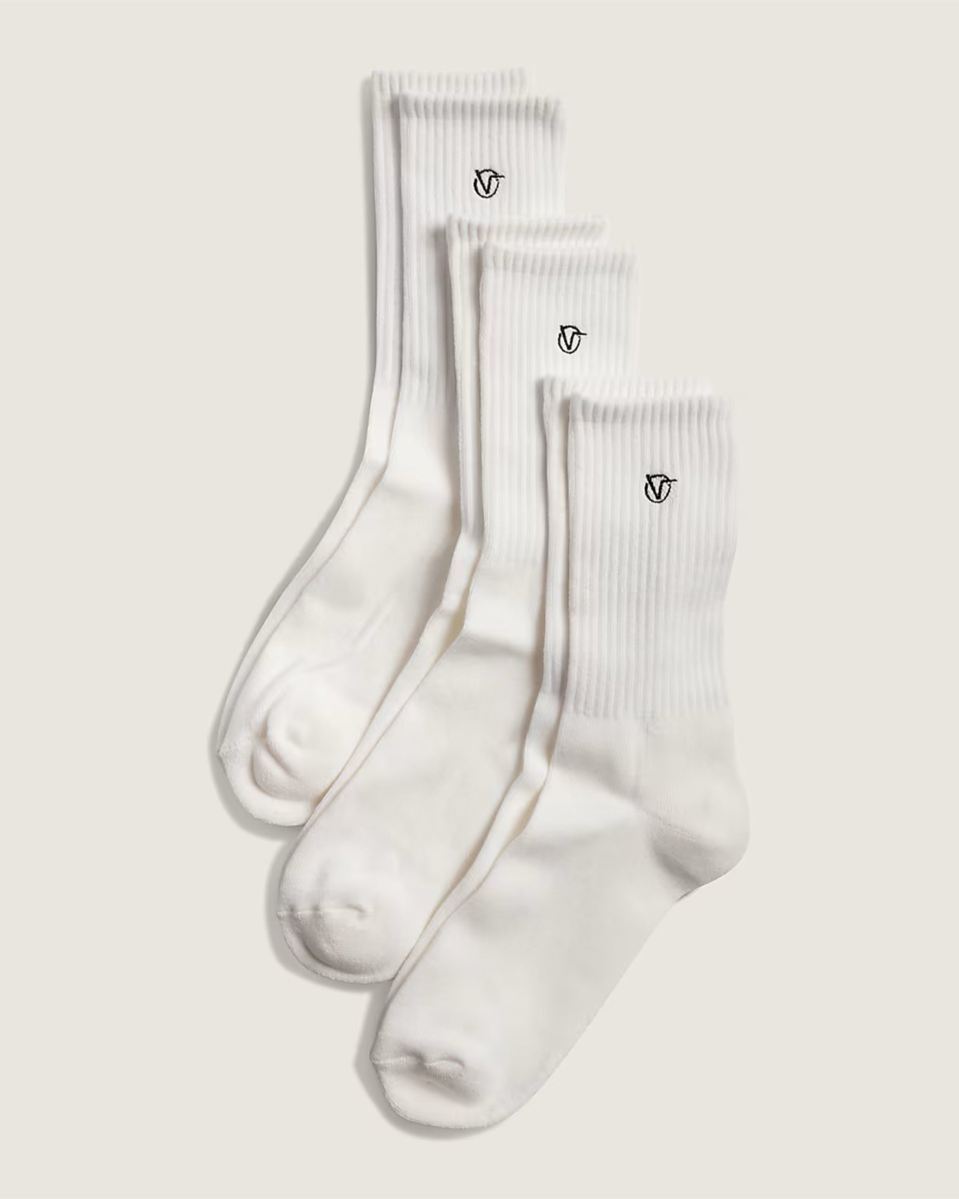 Vans Vans x Rowan Crew Sock (3 Pack) - White - $20.00 at Jack's Surfboards