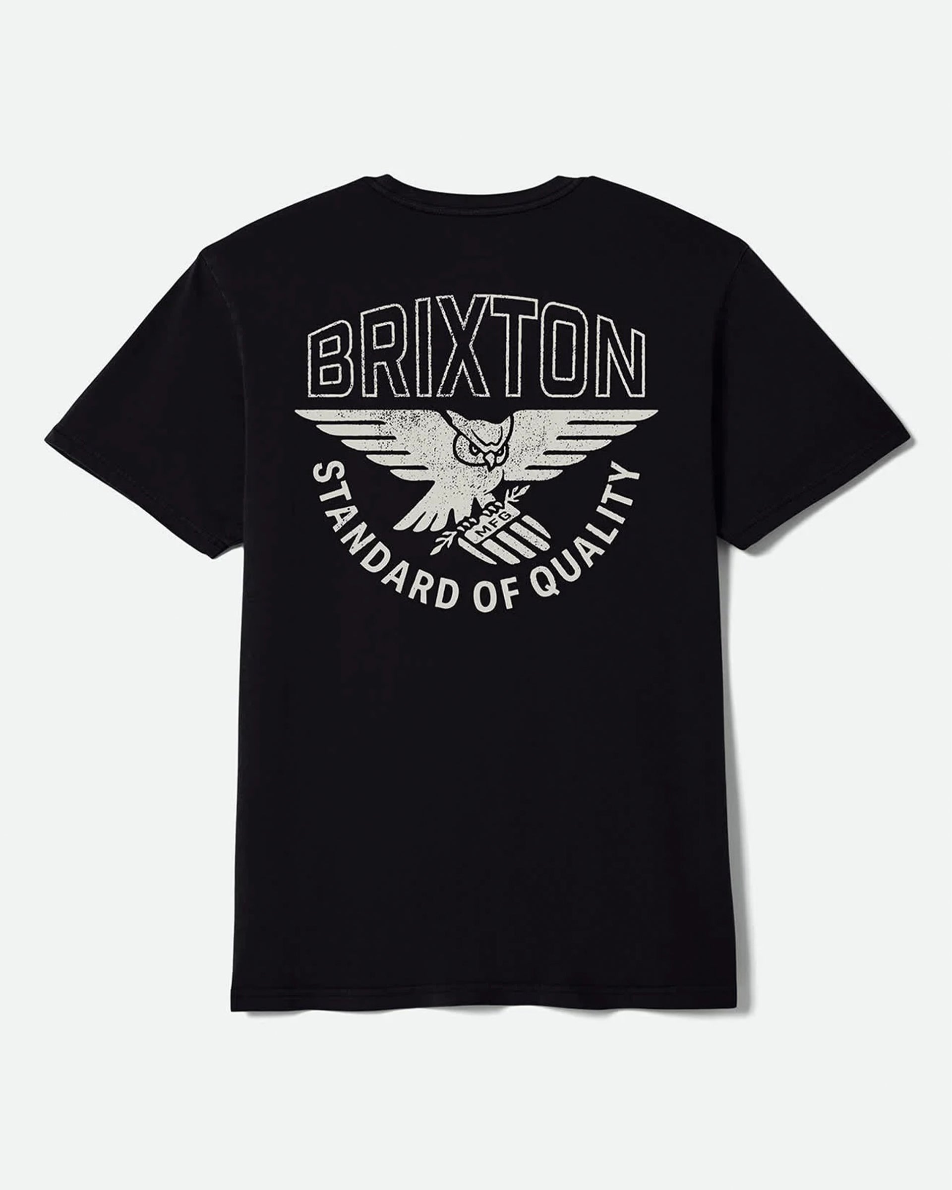 Brixton Watcher Standard S/S T-Shirt - Black Worn Wash - $35.00 at Jack's Surfboards