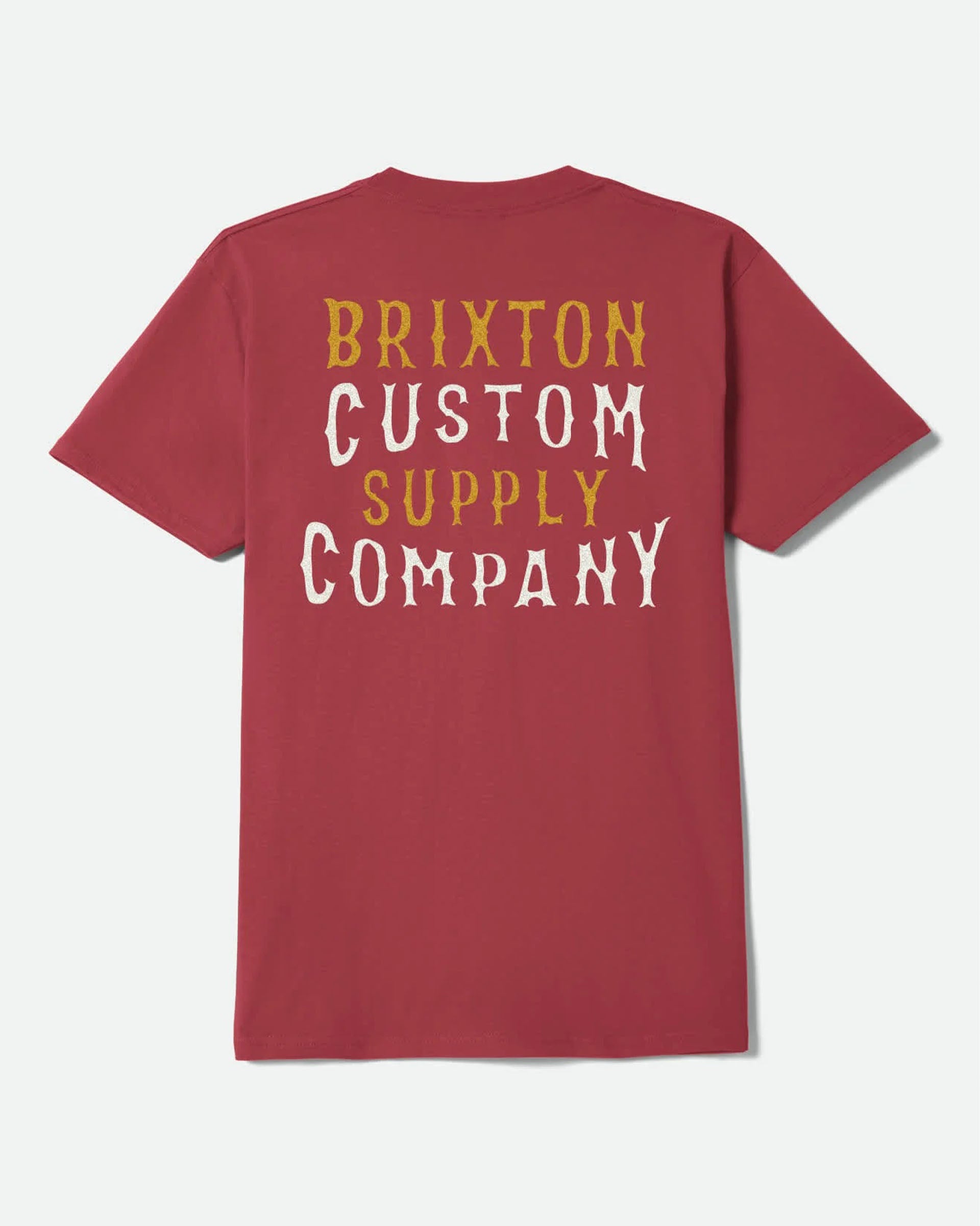 Wheaton S/S T-Shirt - Robust Red Worn Wash