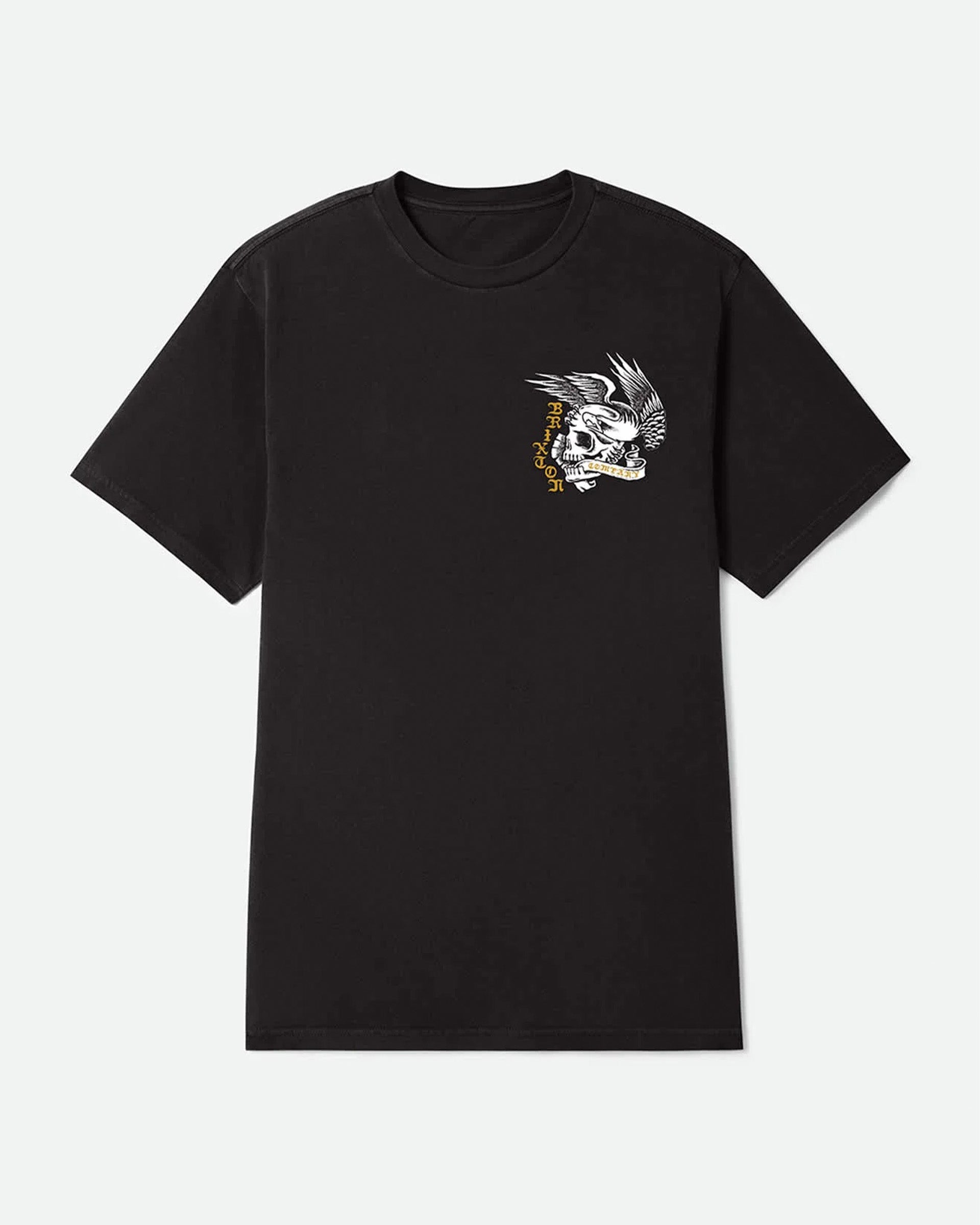 Wolcott S/S Standard T-Shirt - Black Worn Wash