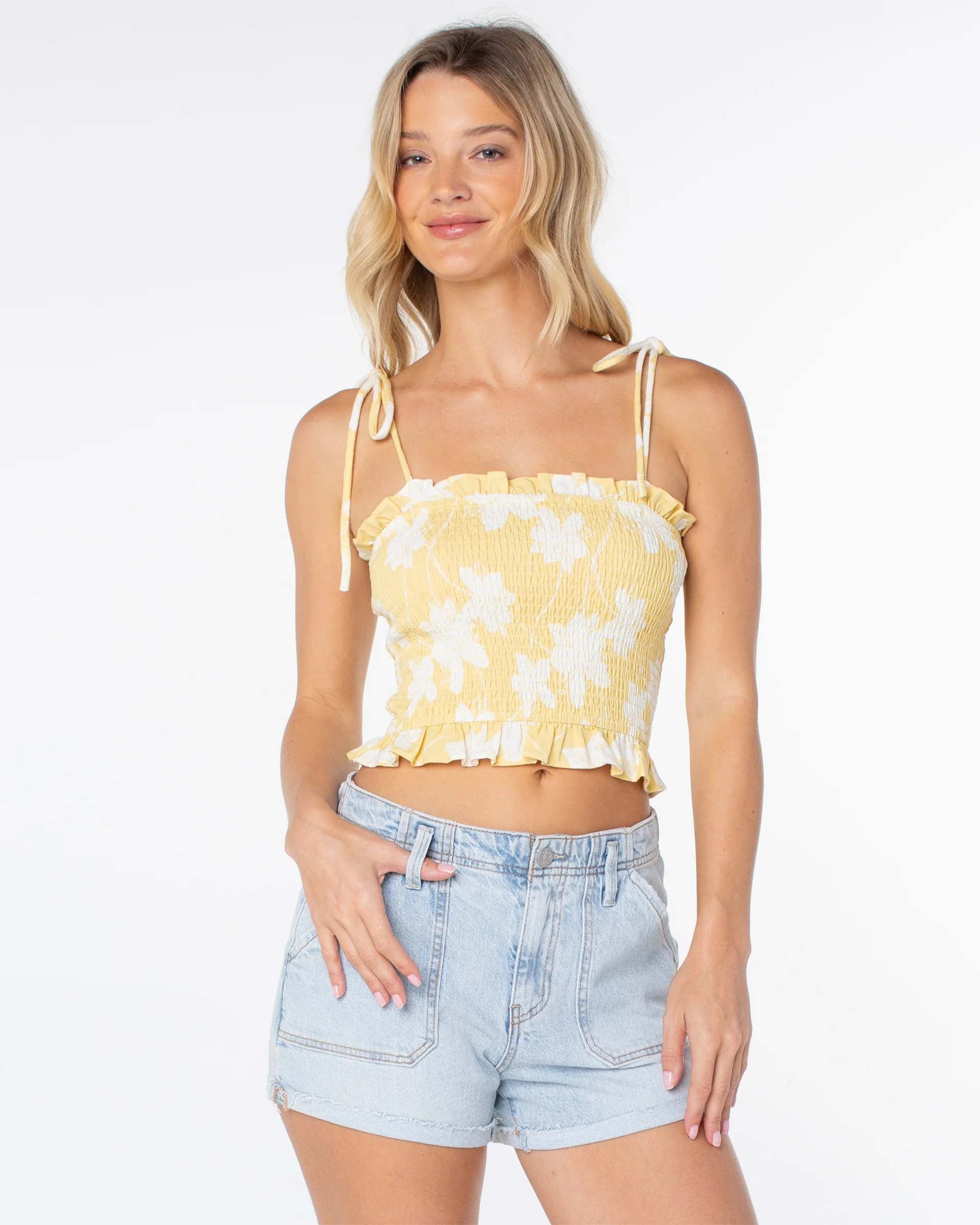 Women's Avalon Tube Top - Raffia Wild Waikiki
