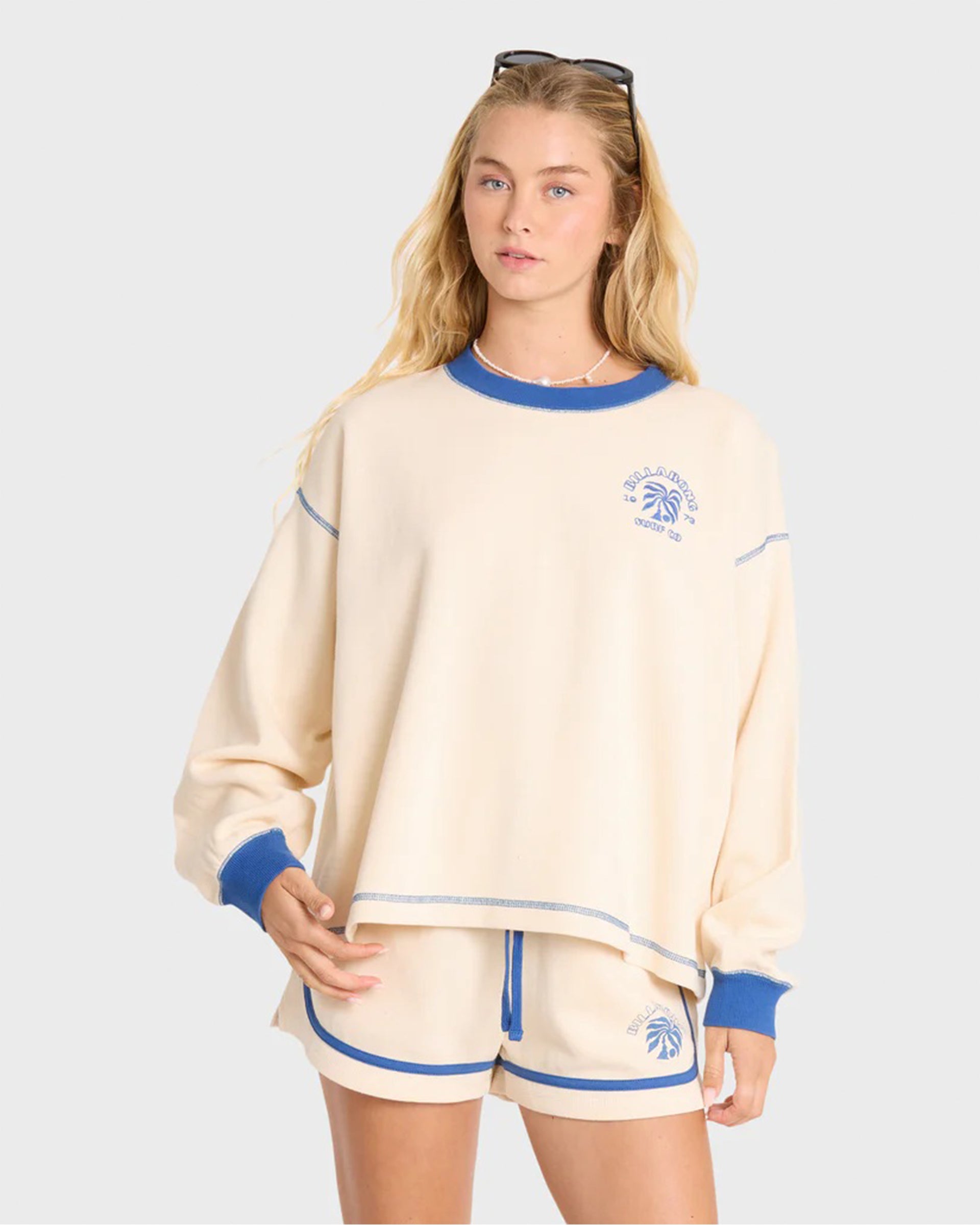Women's Back To It Fleece Shorts - White Cap