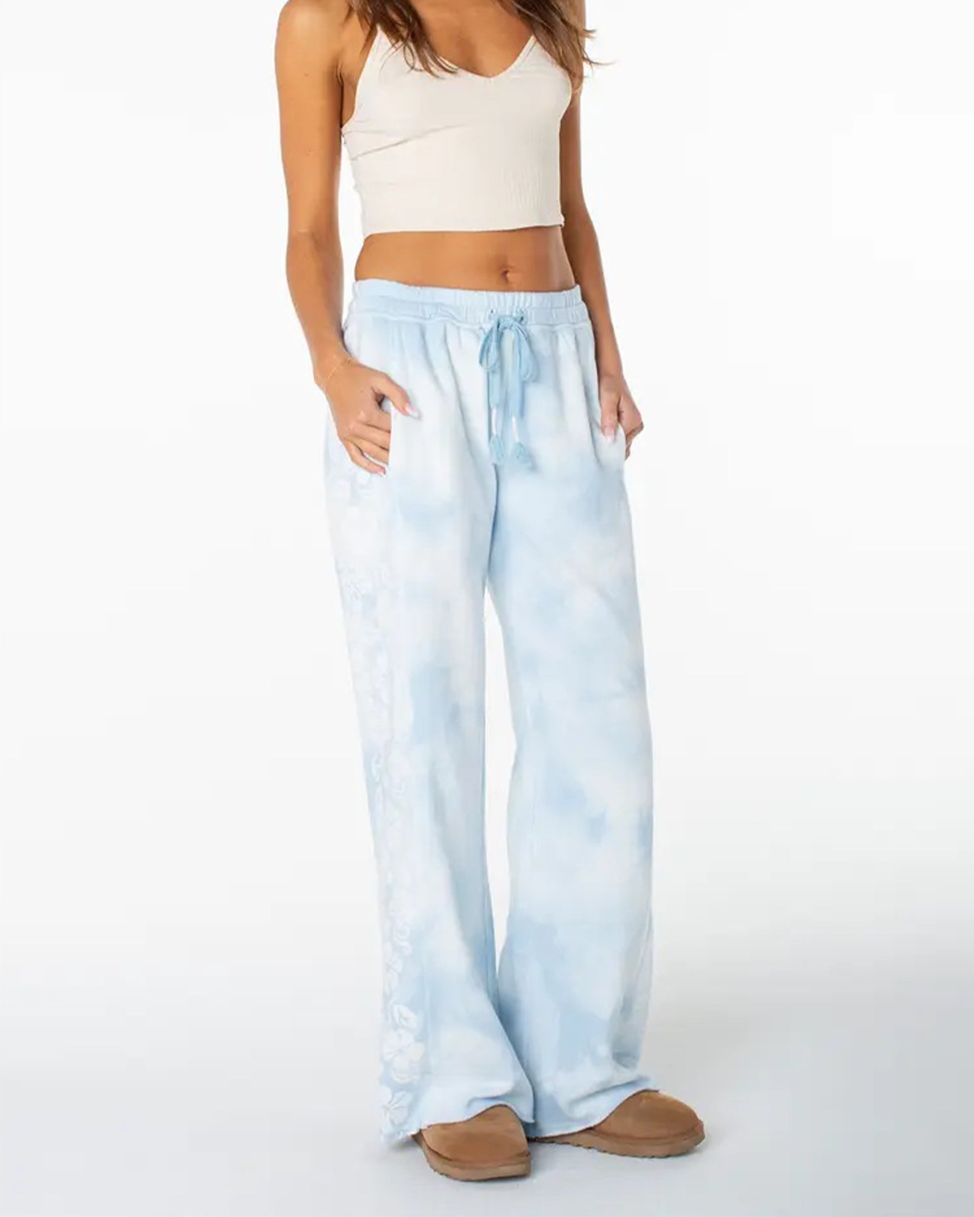 Women's Fringing Reefs Pants - Cerulean