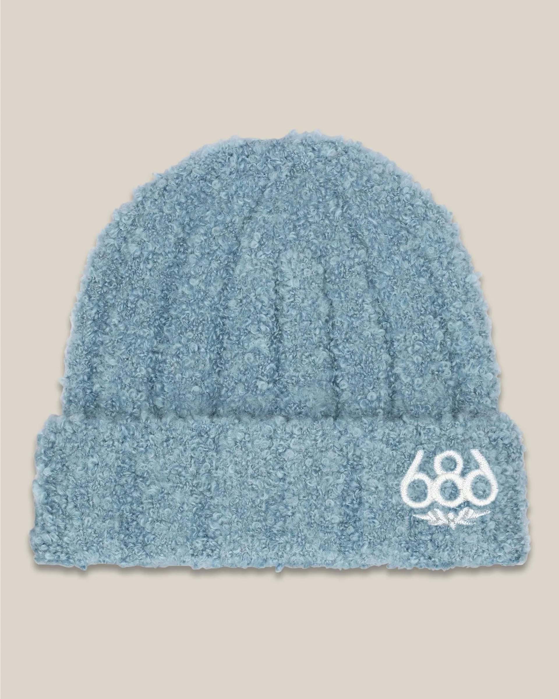 Women's Fuzzy Beanie - Dusty Marine
