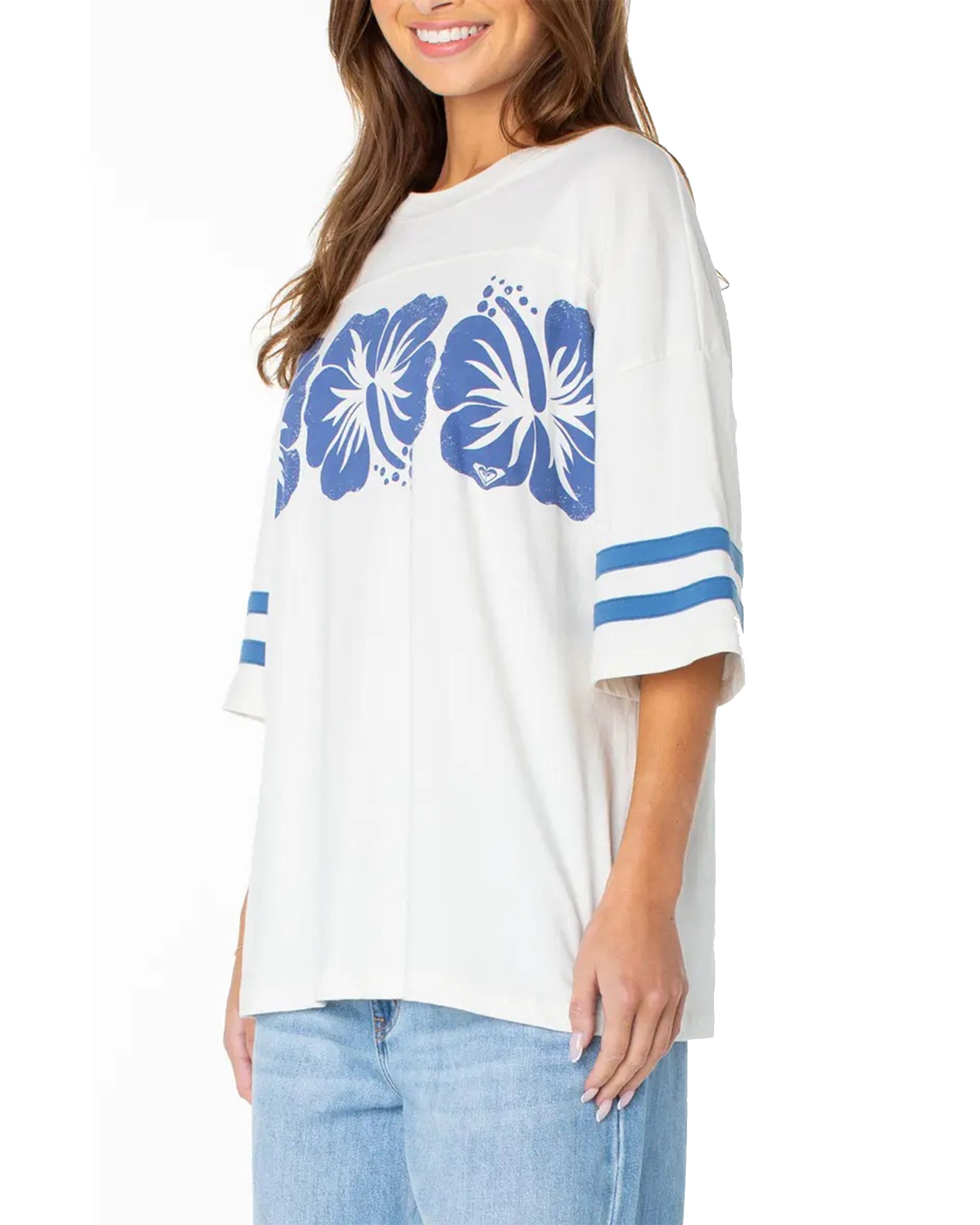 Women's Game Day Oversized T-Shirt - Cloud Dancer