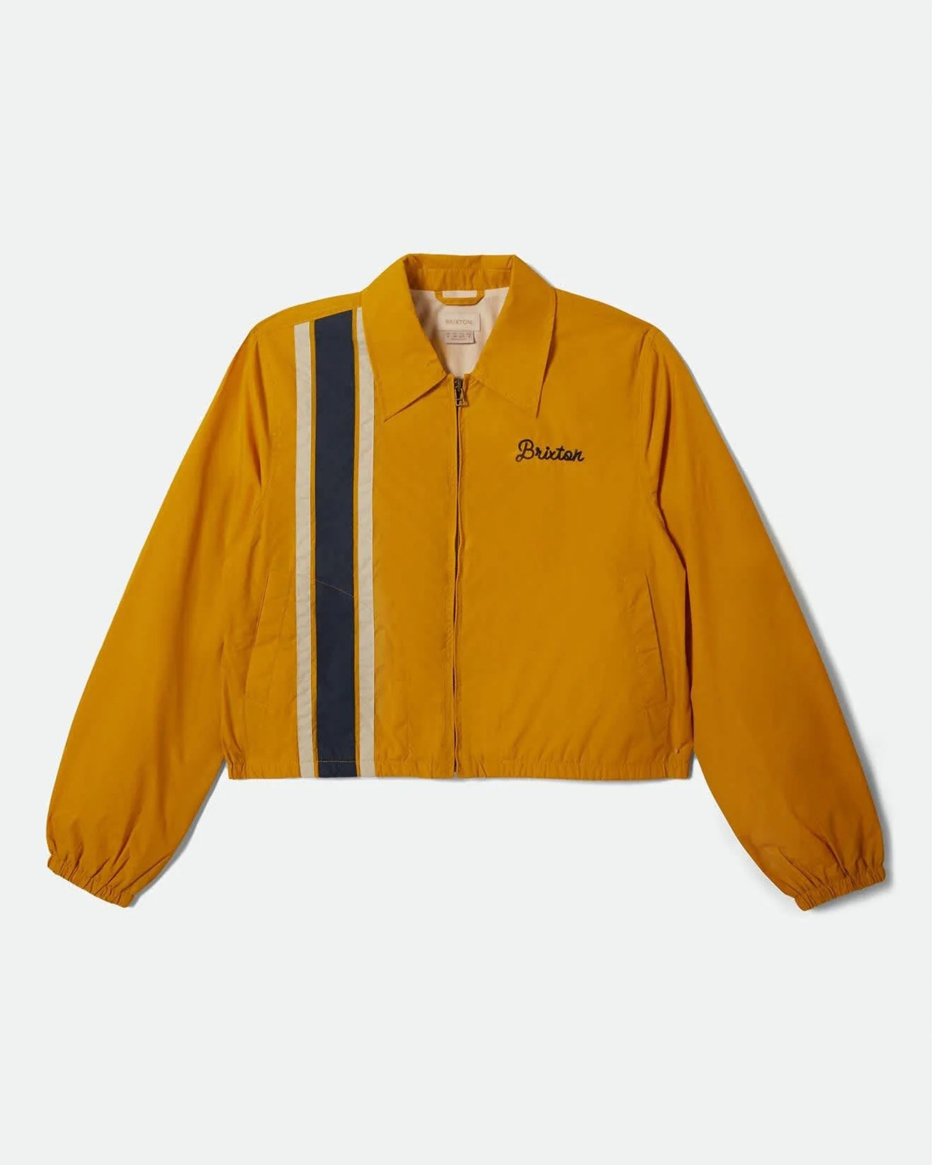 Brixton Women's Goodyear Mechanics Garage Jacket - Nugget Gold - $129.00 at Jack's Surfboards
