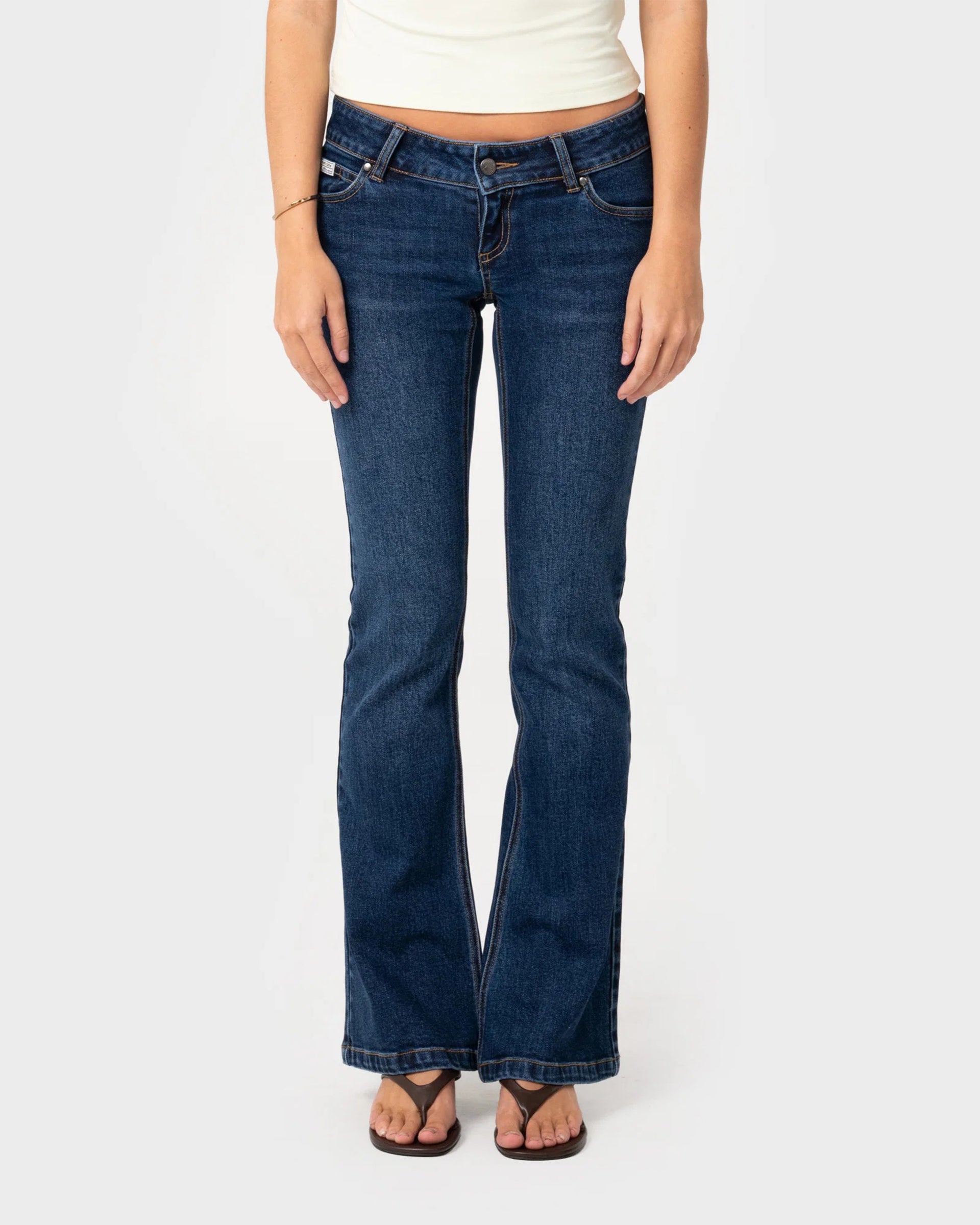 Rusty Women's Lindsay Low Rise Boot Leg Denim Jean - Walk Of Shame - $95.00 at Jack's Surfboards