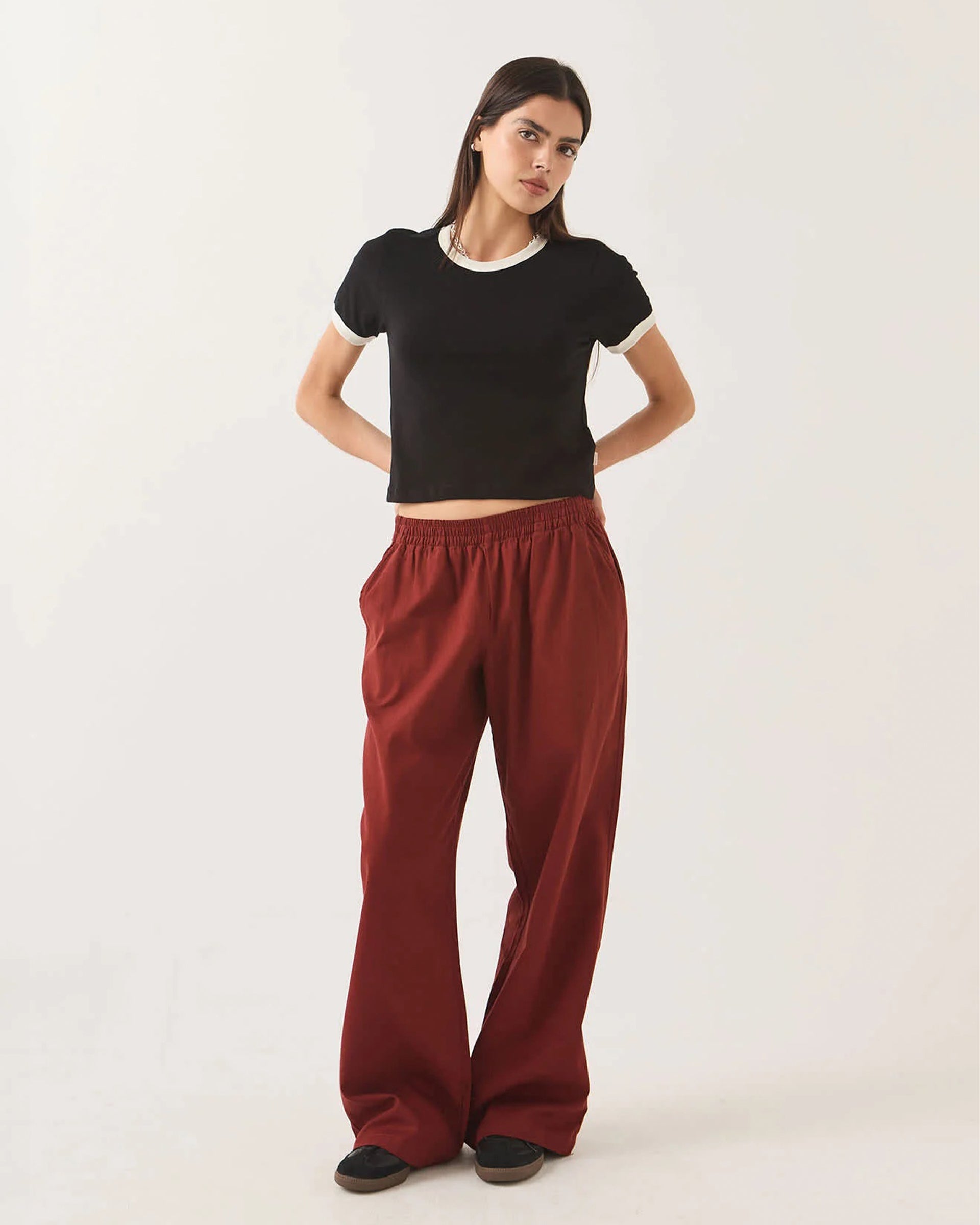 Women's Lounge Pant - Dark Brick