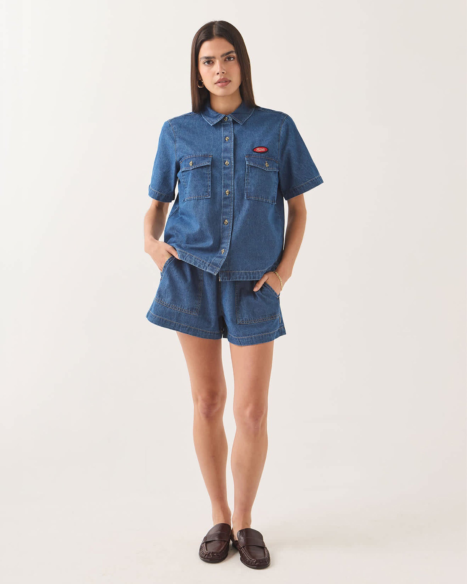 Women's Mechanics Shirt - Medium Chambray
