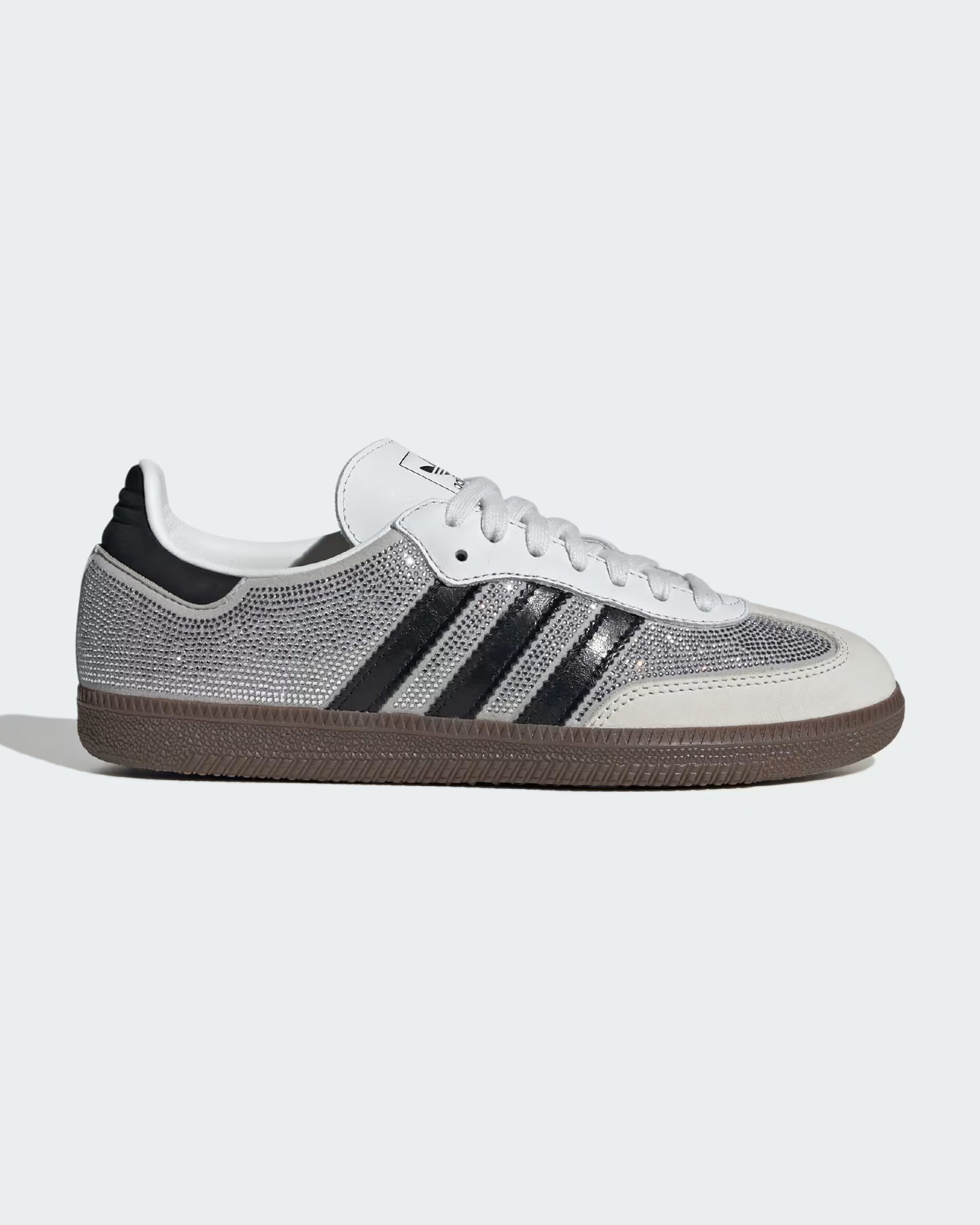 Women's Samba OG Shoes - Crystal White/Core White/Silver Metallic