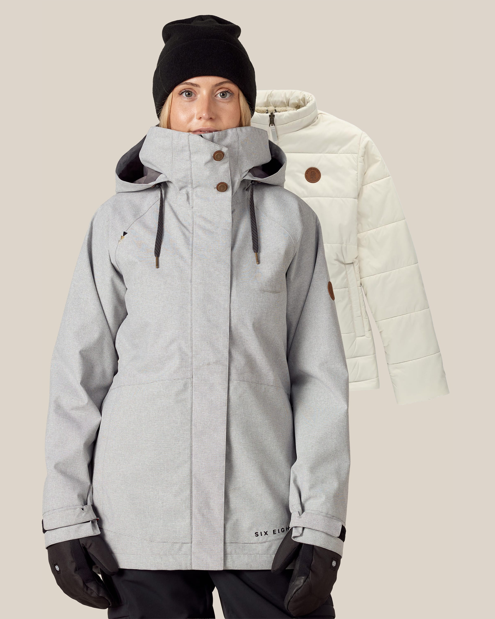 Women's SMARTY® 3-In-1 Spellbound Jacket - Limestone Dobby