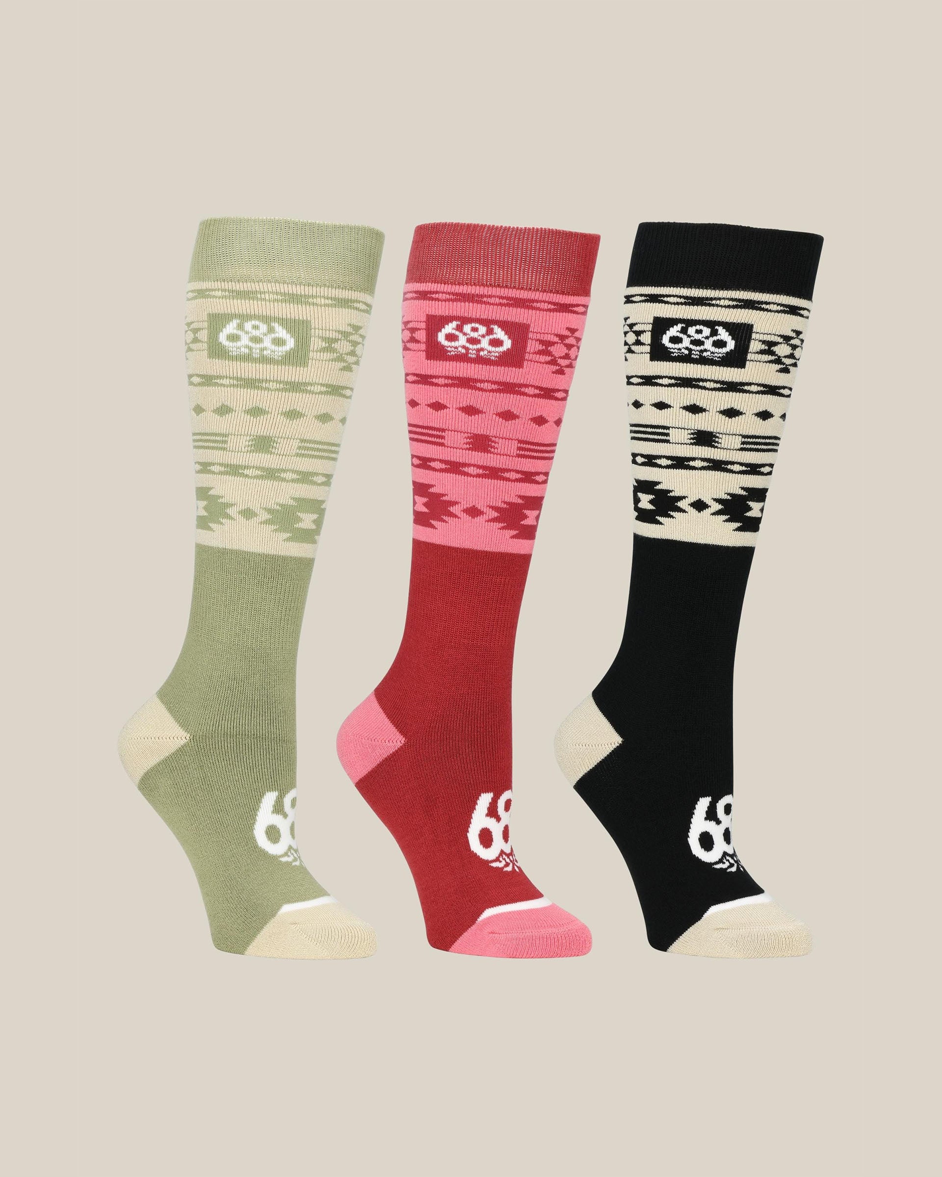 Women's Southwest Socks - 3 Pack