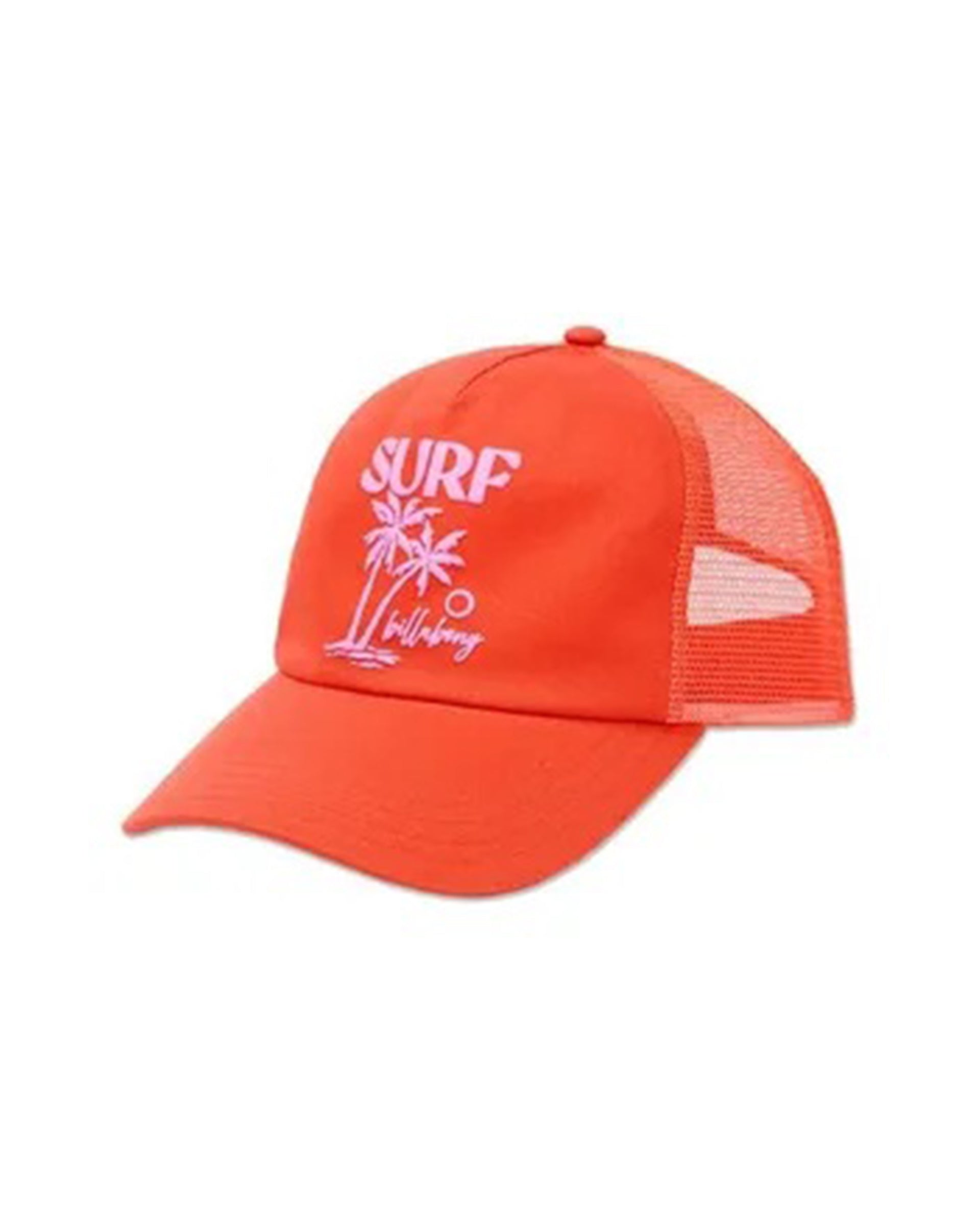 Women's Sunday Trucker Hat - Vermillion Orange