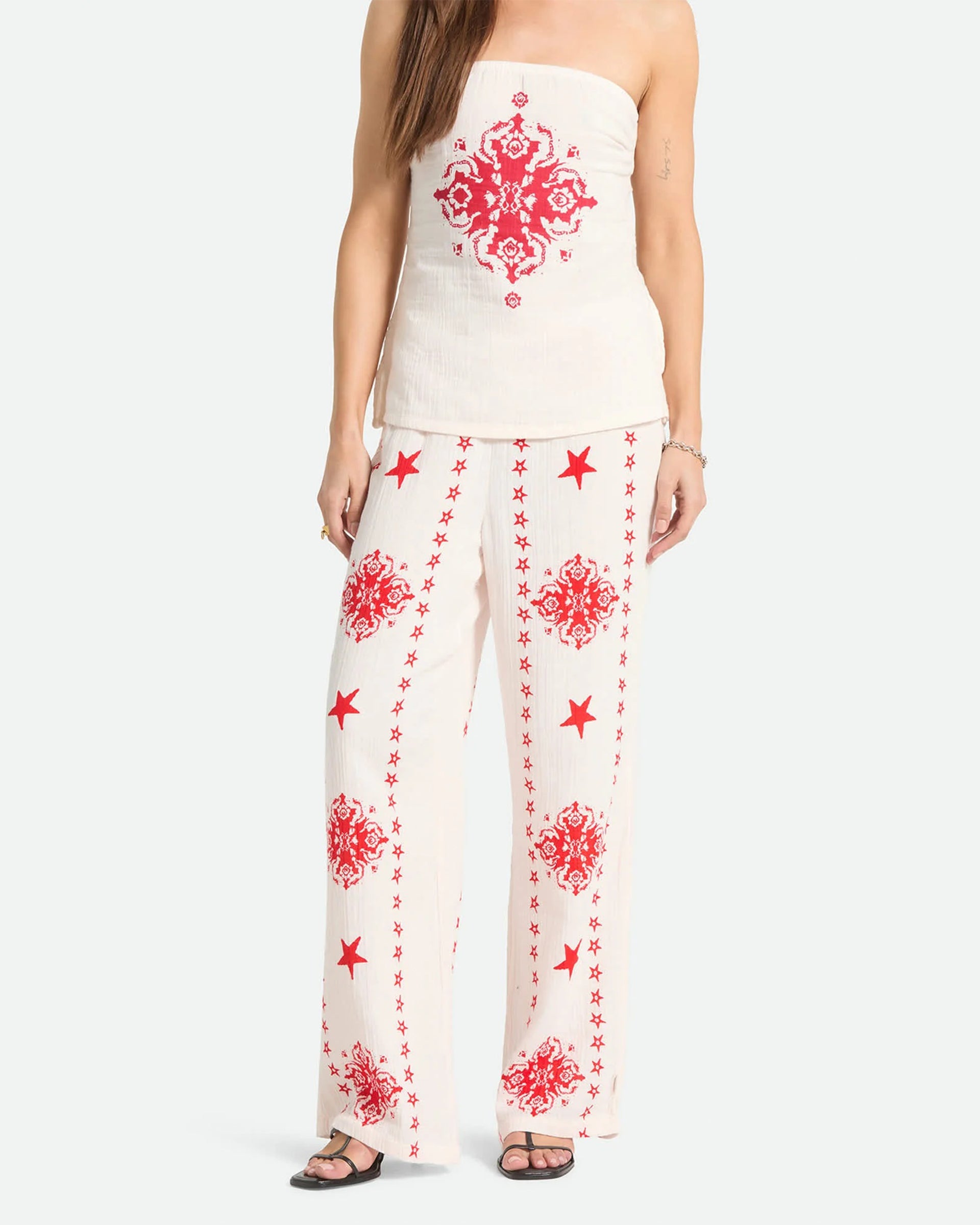 Women's The Lola Lounge Pant - Off White/Tile