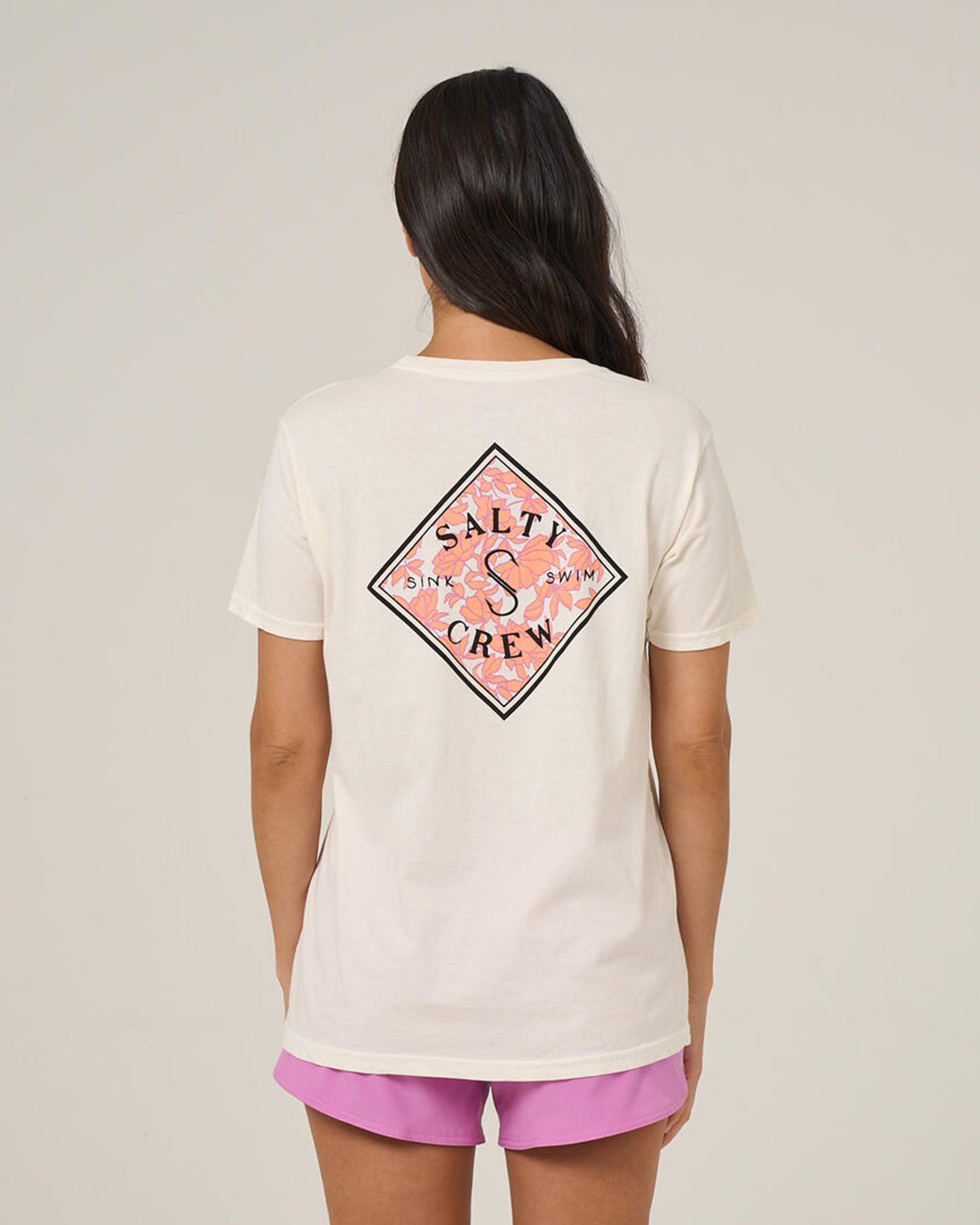 Women's Tippet Boyfriend S/S T-Shirt - Off White