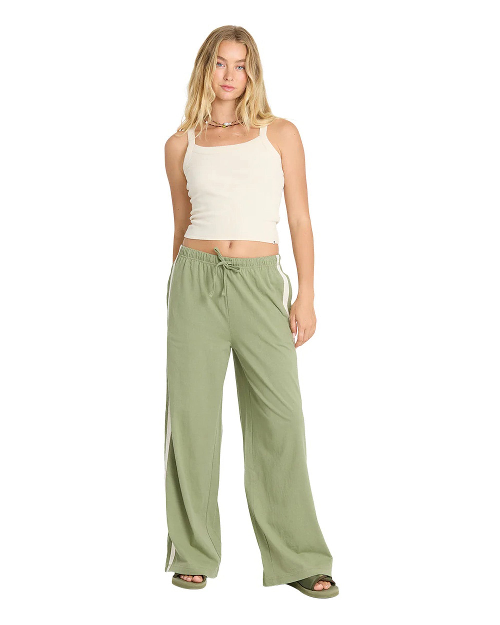 Billabong Women's Wave Stamp Pants - Army Green - $49.95 at Jack's Surfboards