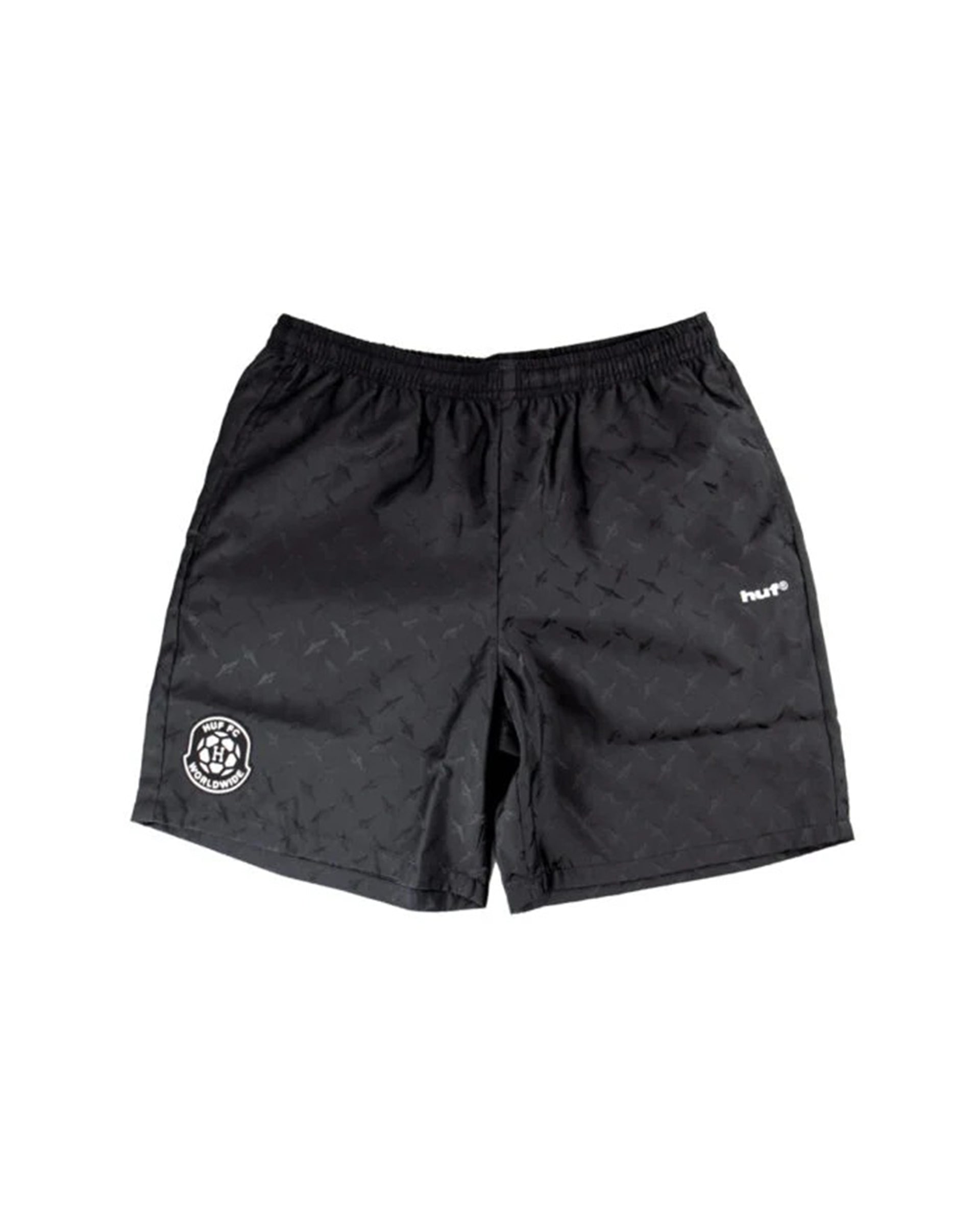 HUF World Cup FC Easy Shorts - Black - $60.00 at Jack's Surfboards