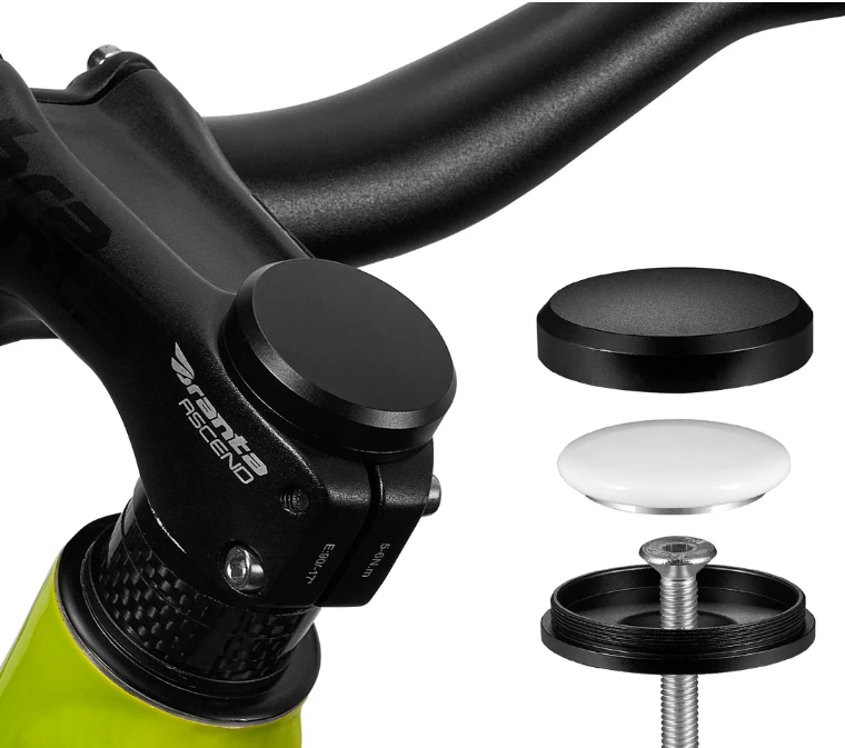 Corki Bicycle Airtag Headset Cap Mount - $13.95 at Jefe Velo 