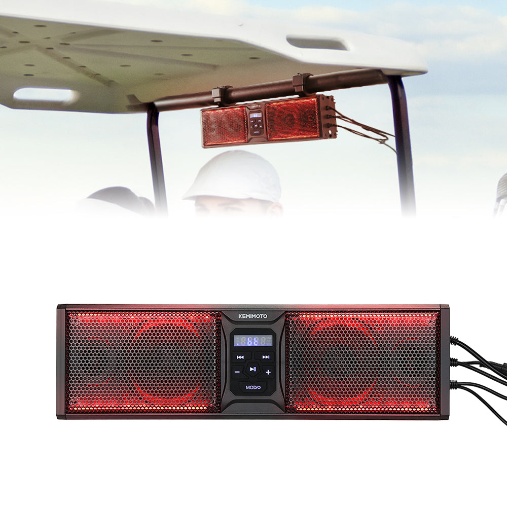 16 Inch RGB Sound Bar for Golf Carts