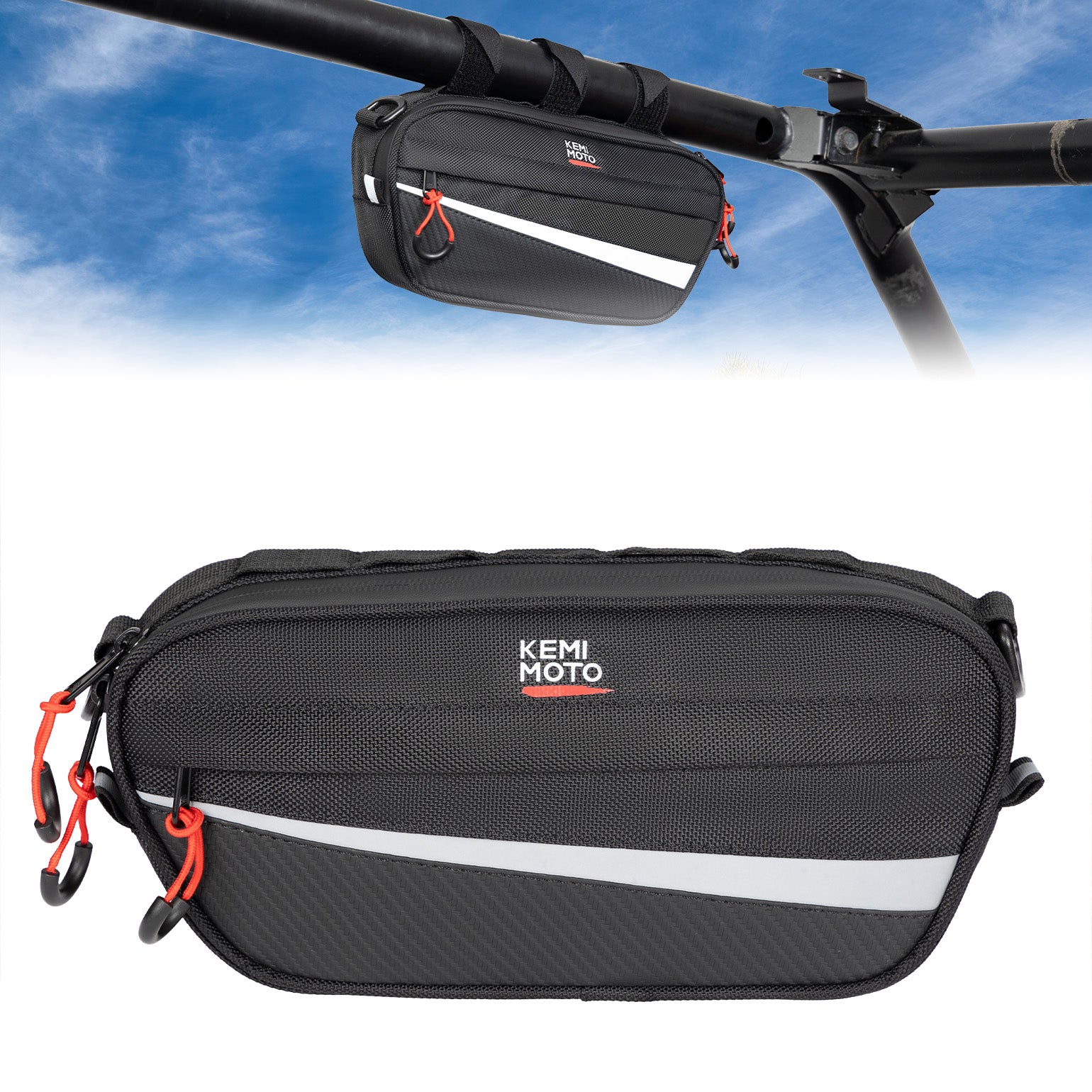 Kemimoto 1680D Storage Bag 11" x 5" for UTV ATV Golf Cart - $22.99 at Kemimoto.com