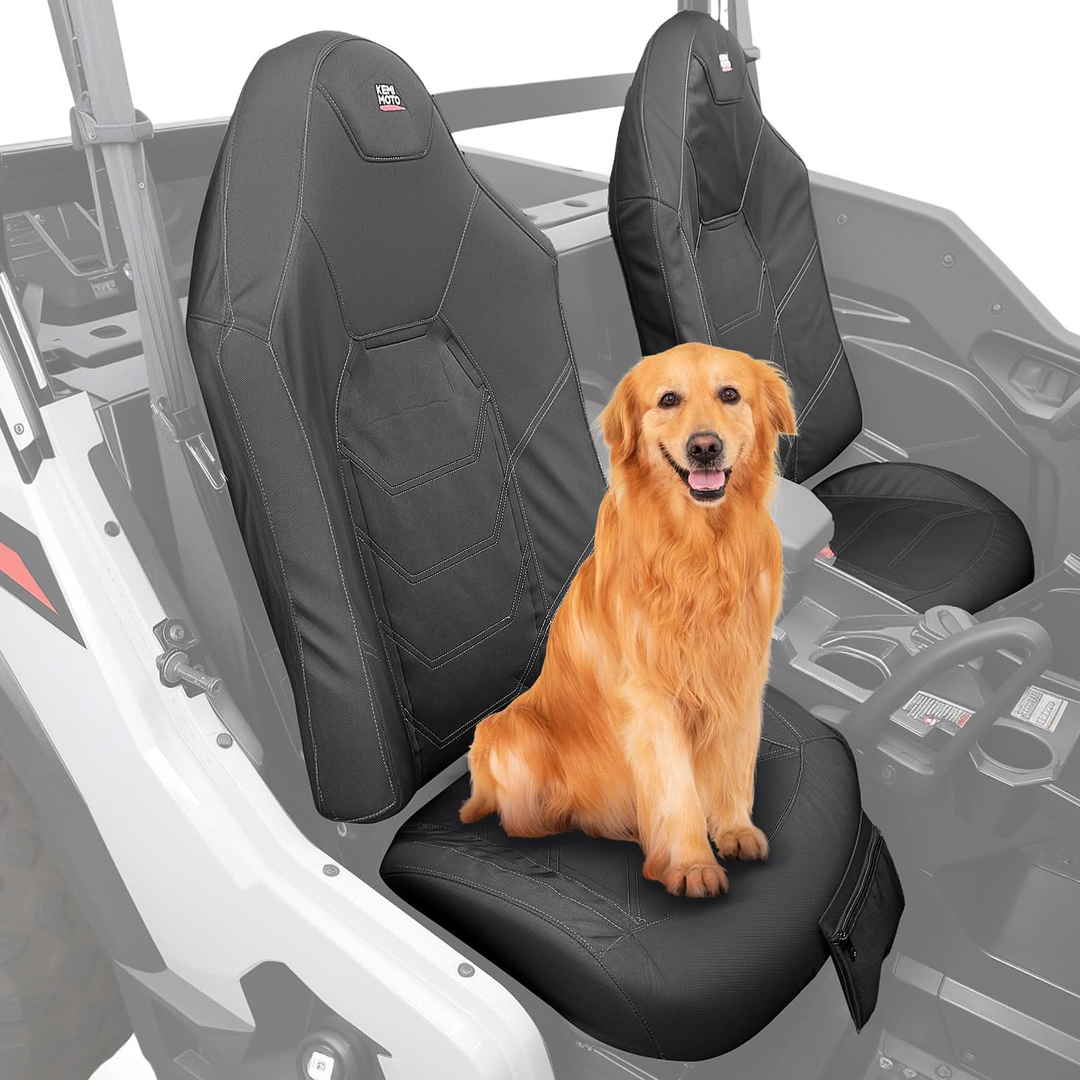 Kemimoto 1680D UTV Seat Covers for Polaris General - $99.99 at Kemimoto.com