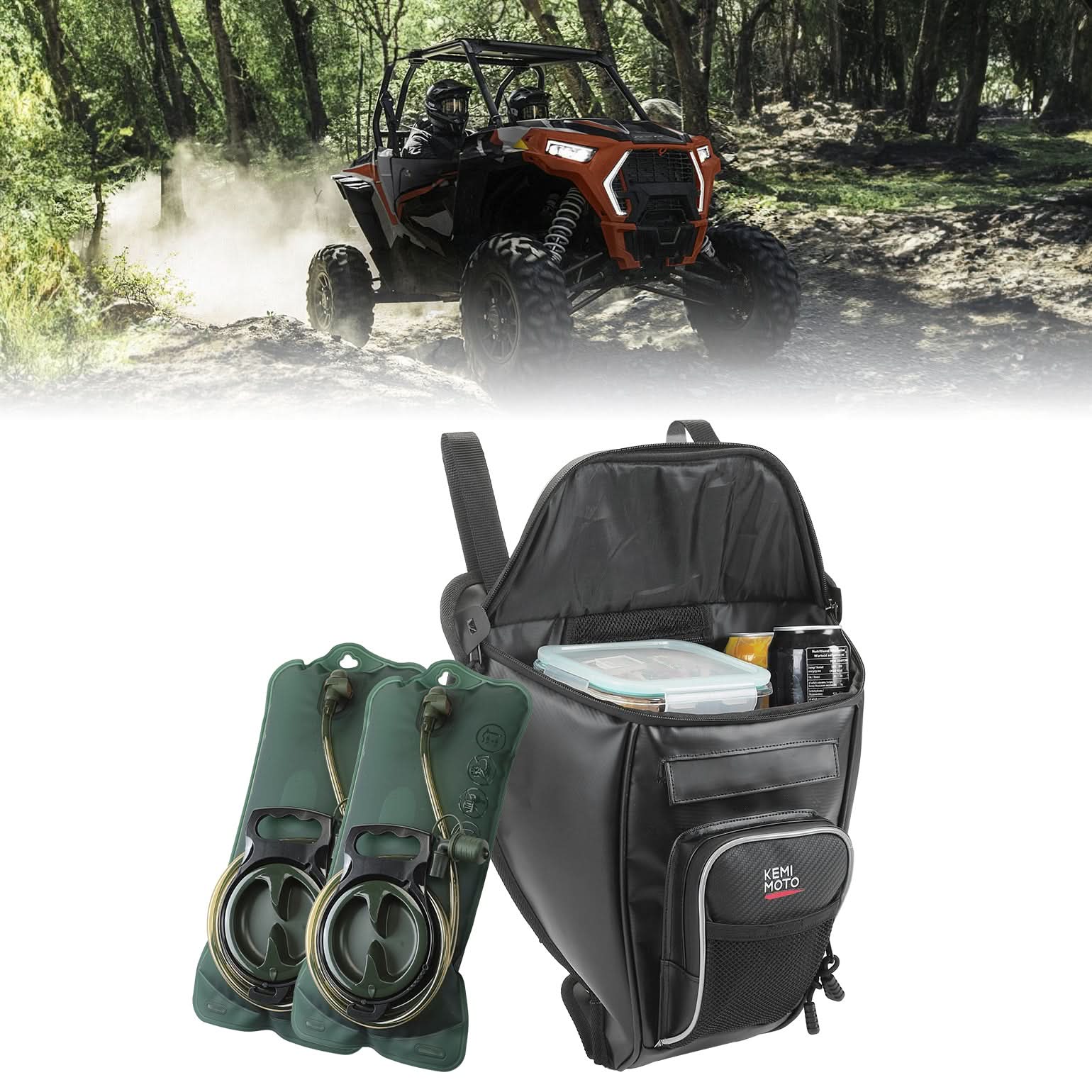 Kemimoto 2-in-1 Cooler Storage Bag for Polaris RZR XP 1000, 900, 800, 570 - $49.99 at Kemimoto.com
