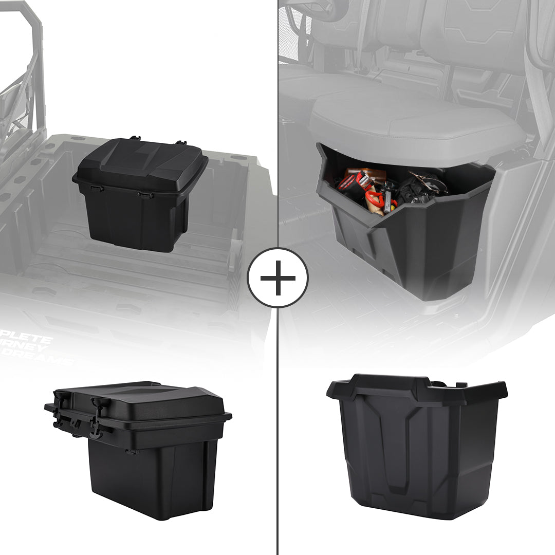 Kemimoto 20L Cargo Storage Box & Center Underseat Storage Bin for Can Am Defender - $249.98 at Kemimoto.com