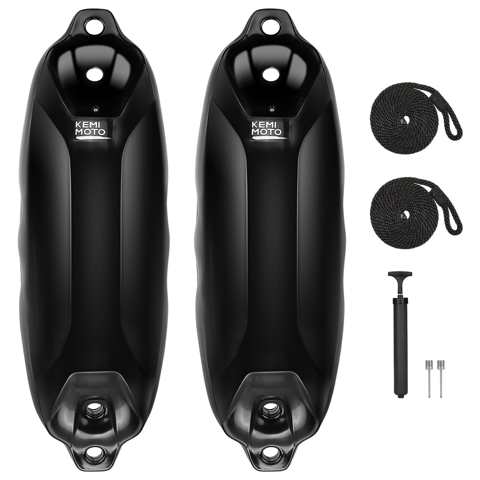 KEMIMOTO 2pcs Inflatable Boat Fenders Bumpers for 20-30ft Boat for Docking - $39.99 at Kemimoto.com