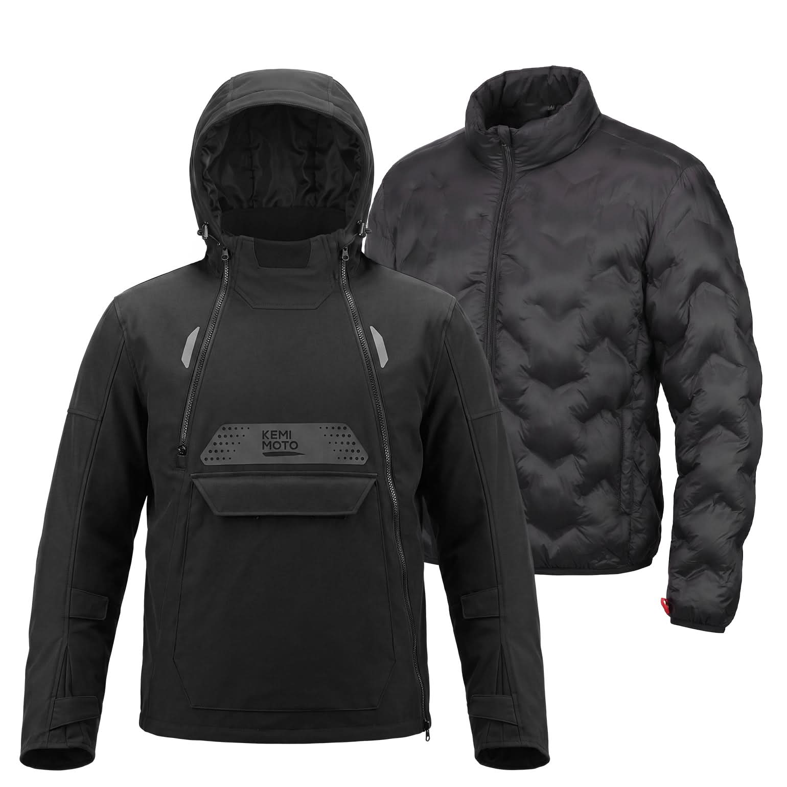 Kemimoto 3-in-1 Detachable Liner CE Armor Motorcycle Jacket - $109.99 at Kemimoto.com