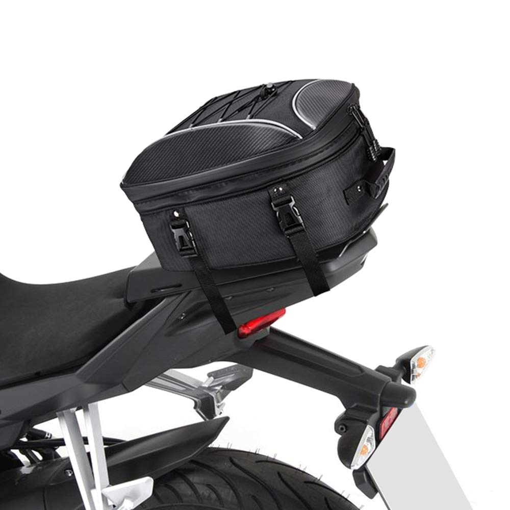 Kemimoto 30L Expandable Tail Bag with Waterproof Cover, Helmet Bag - $61.99 at Kemimoto.com