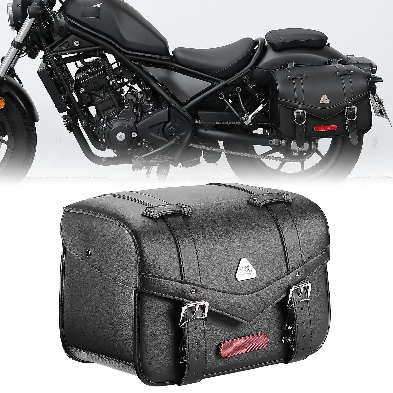 Kemimoto 30L Saddlebags For Motorcycle - $99.99 at Kemimoto.com