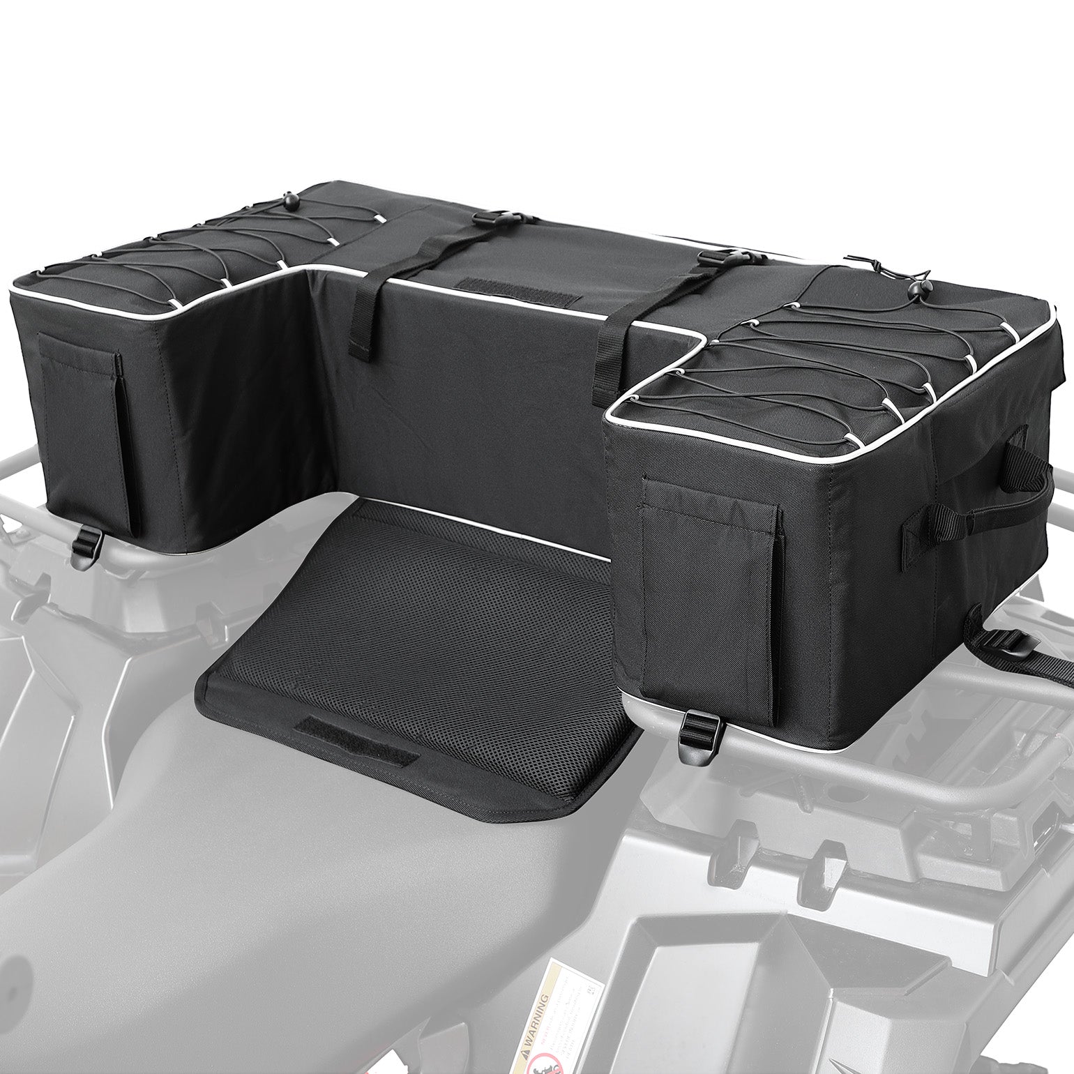 Kemimoto 55L ATV Rear Storage Bags w/ Seat Cushion for Sportsman Scrambler TRX FourTrax - $71.99 at Kemimoto.com