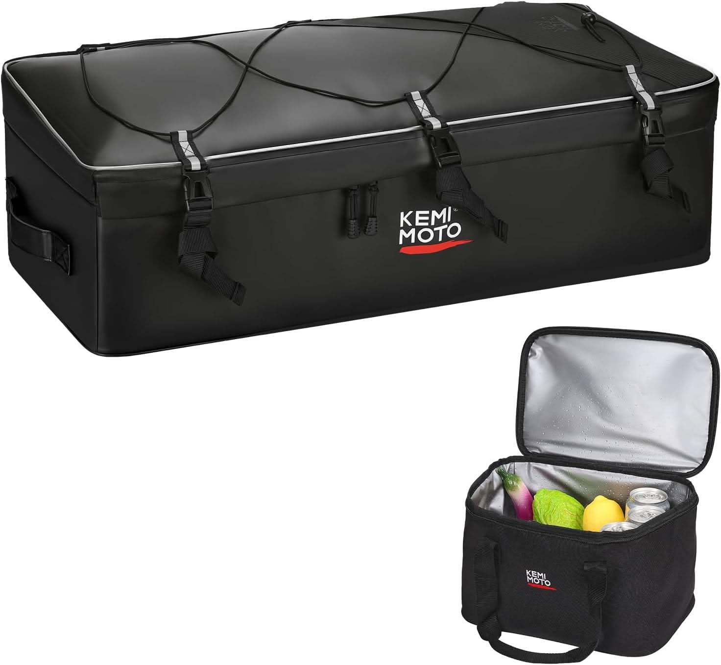 Kemimoto 73L ATV Storage Bag with Cooler & Rain Cover, Water-Resistant Cargo Bag for Front/Rear Rack - $129.99 at Kemimoto.com