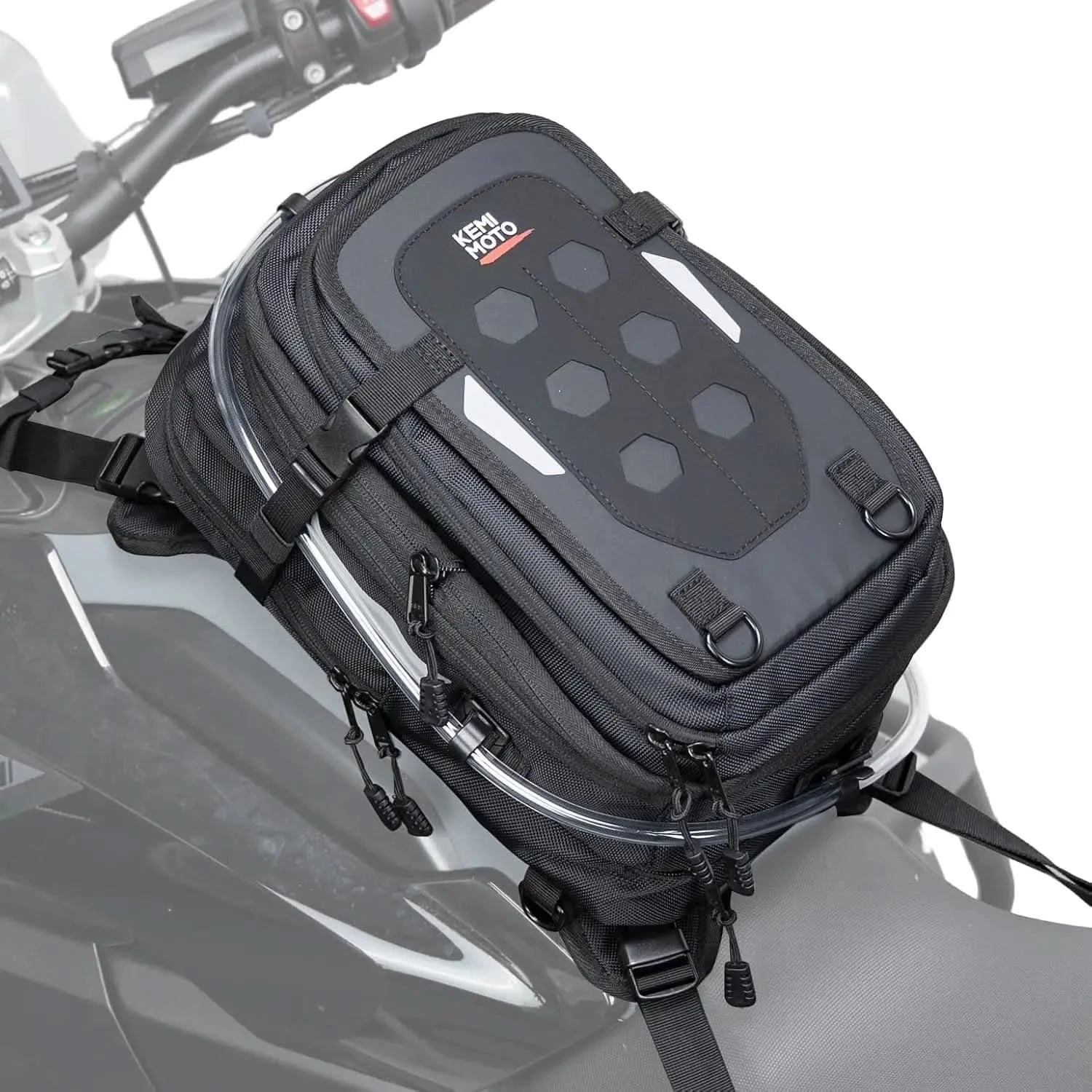 Kemimoto 9-12L Motorcycle Tank Bag Backpack with Hydration Bladder - $99.99 at Kemimoto.com