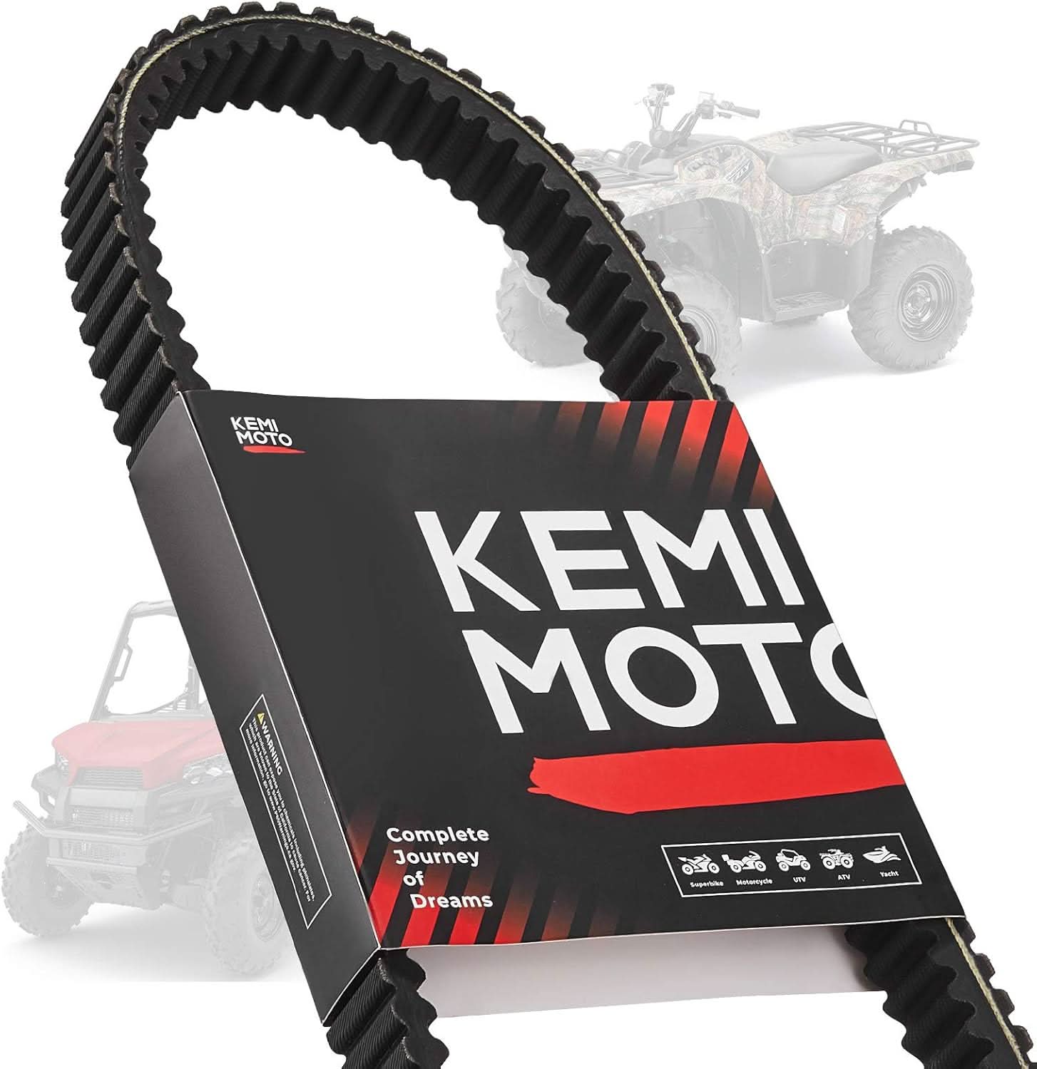 Kemimoto Heavy-Duty Carbon Drive Belt for Polaris Sportsman 400/500, Ranger XP 875cc, Scrambler - $35.99 at Kemimoto.com