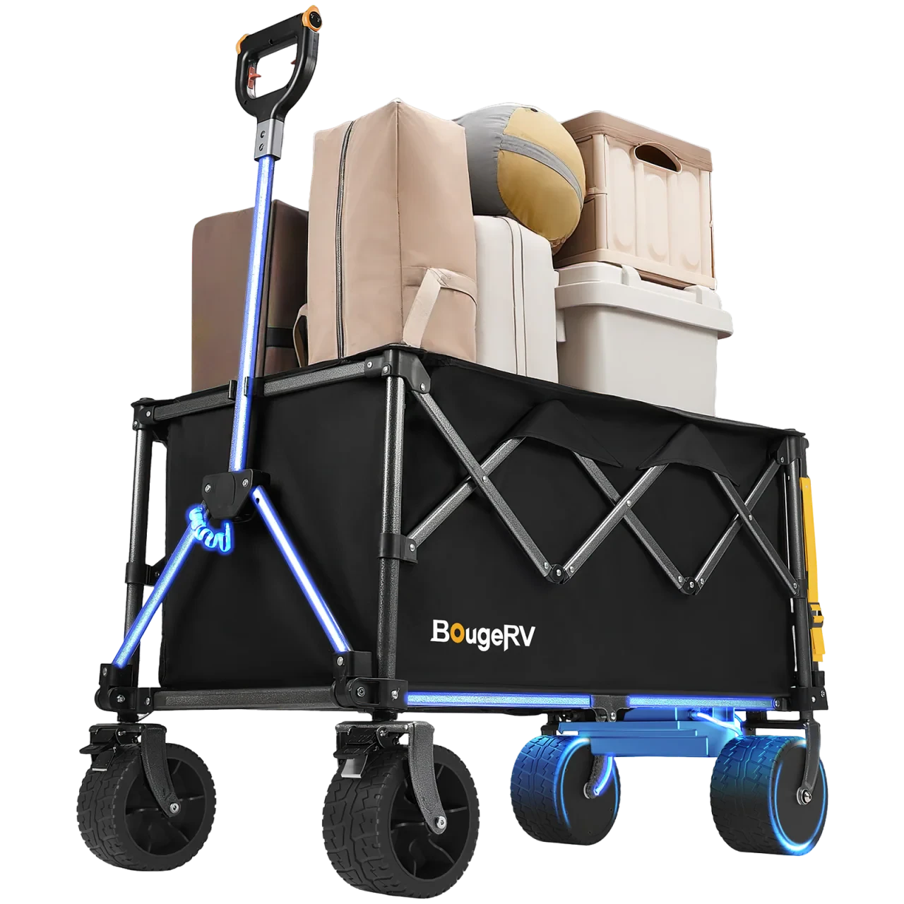 Kemimoto BougeRV Electric Foldable Utility Camping Wagon with Power Bank - $499.99 at Kemimoto.com