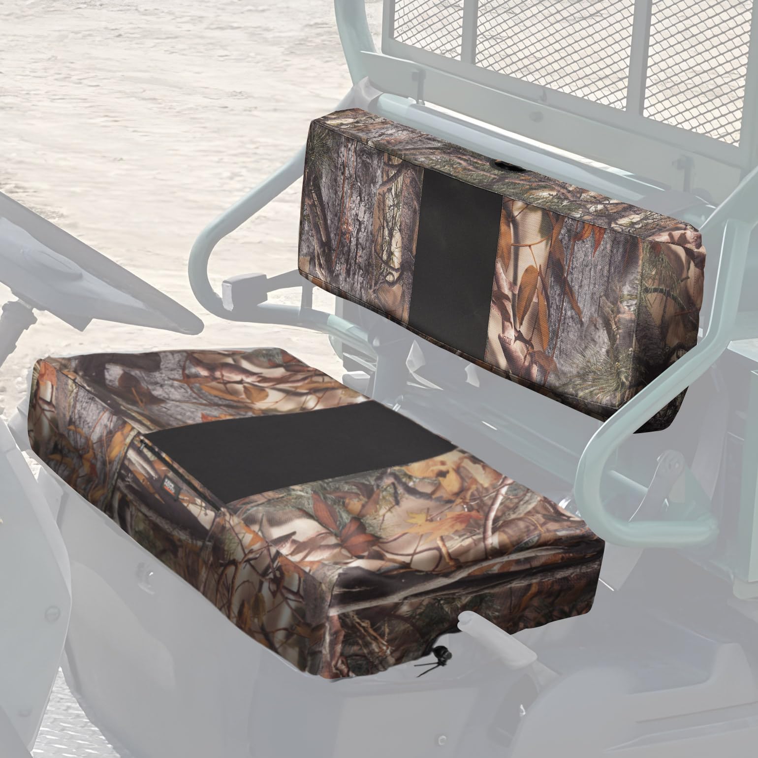 Kemimoto Camo Bench Seat Cover for Kawasaki Mule 610 600 600D - $49.99 at Kemimoto.com