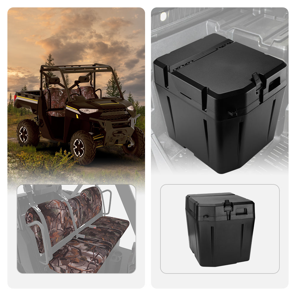 Kemimoto Camouflage Seat Cover & Under Seat Storage Box for Ranger 2018-2024 - $215.98 at Kemimoto.com