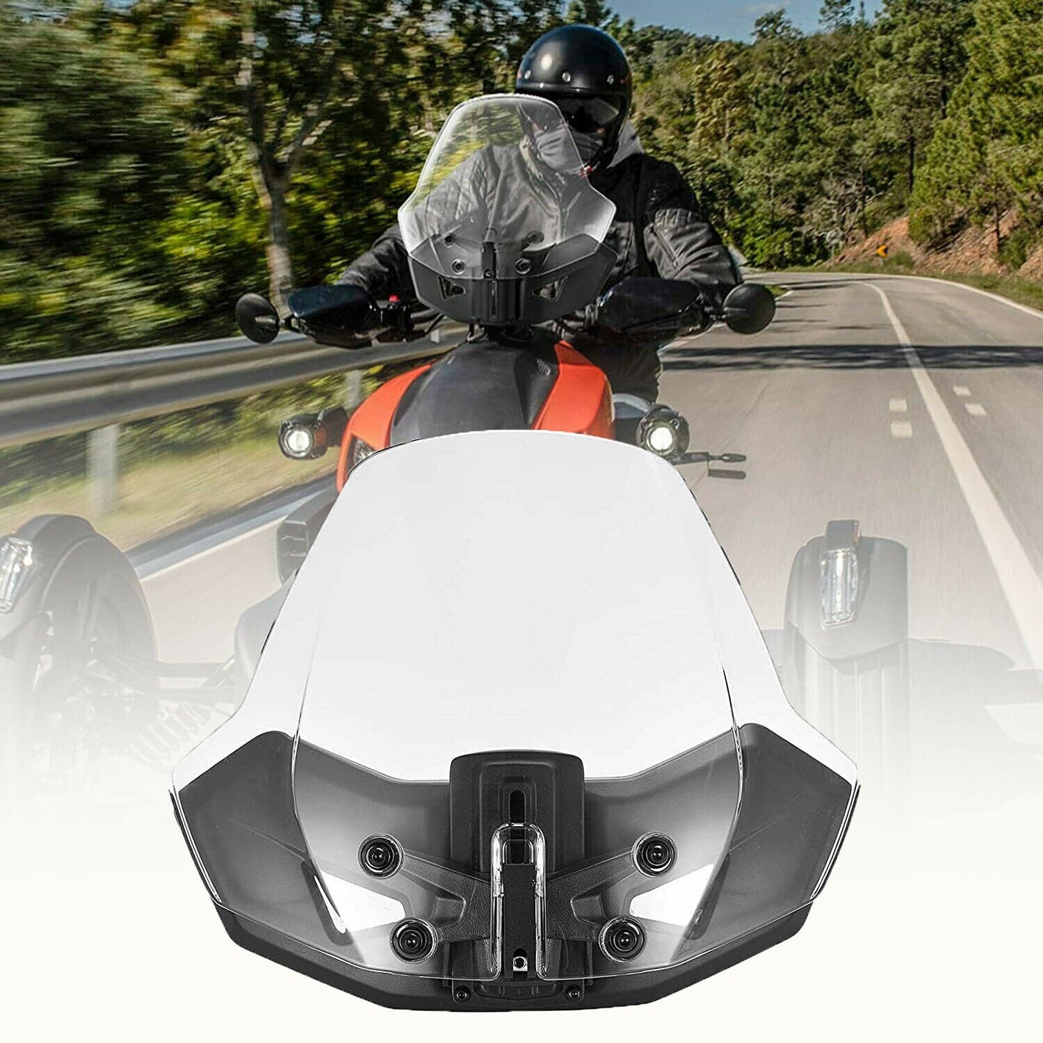 Sport Windshield for Can Am Ryker Rally 2018-2023
