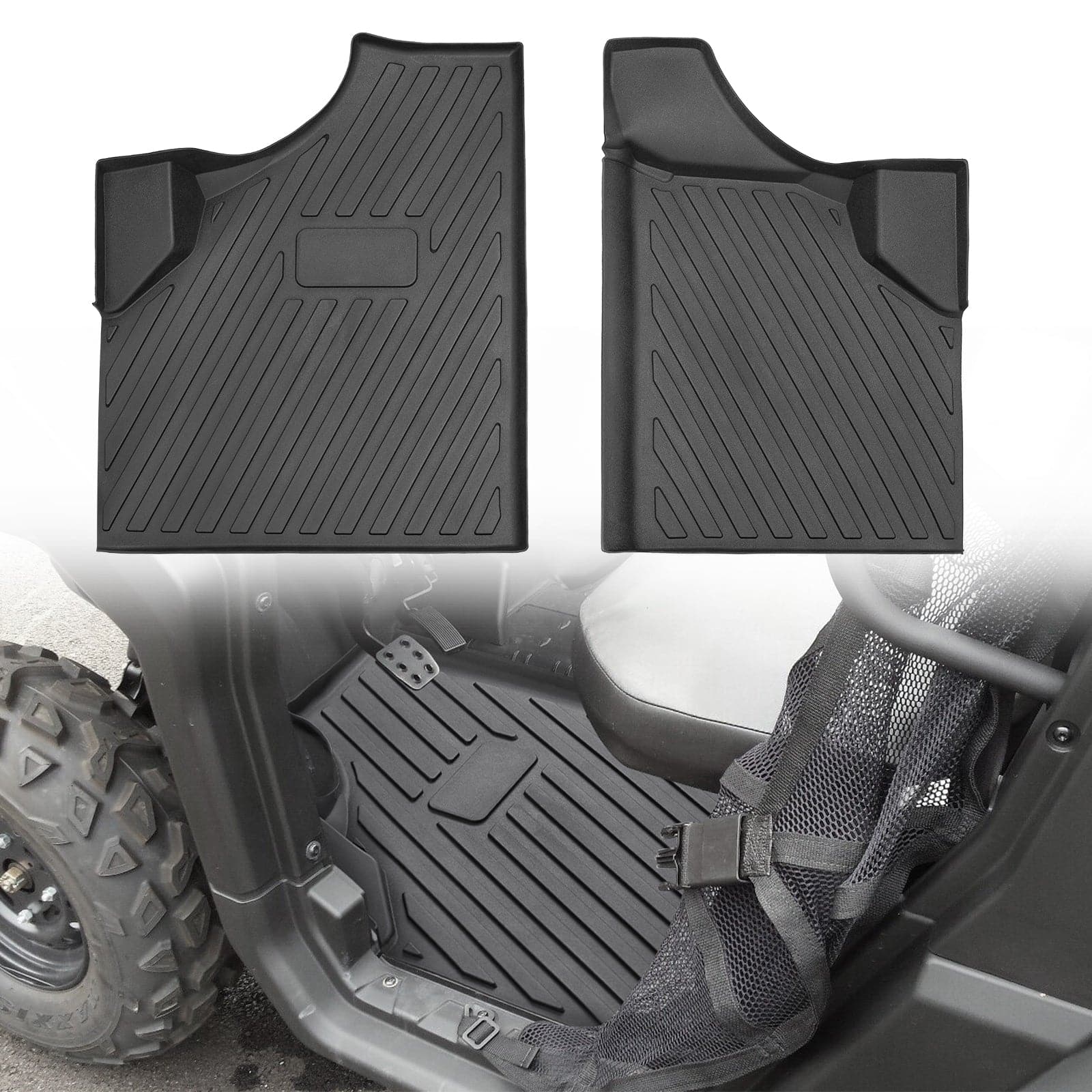 KEMIMOTO TPE Floor Mats for Can-Am Defender 2016-2024 - $89.99 at Kemimoto.com