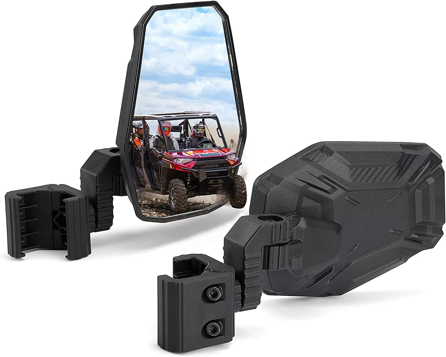 Kemimoto UTV Side Mirrors for Polaris Ranger/ Can-Am Defender/ Maverick Trail - $49.99 at Kemimoto.com