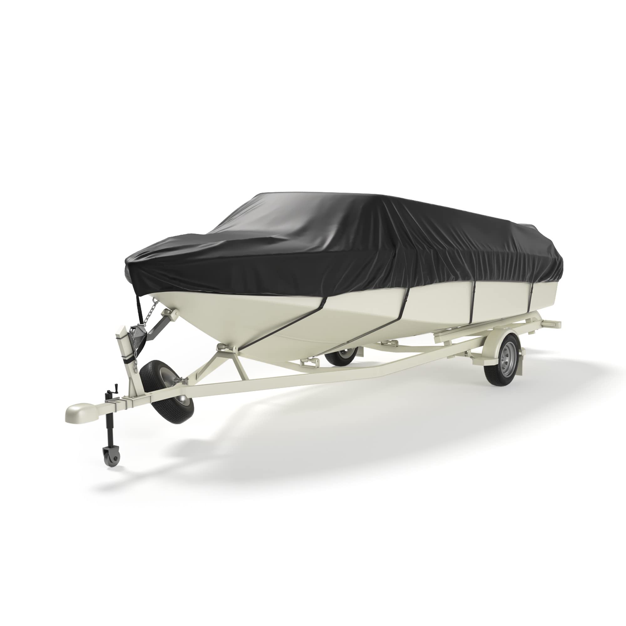 Trailerable Boat Covers 600D, Waterproof Fit V-Hull