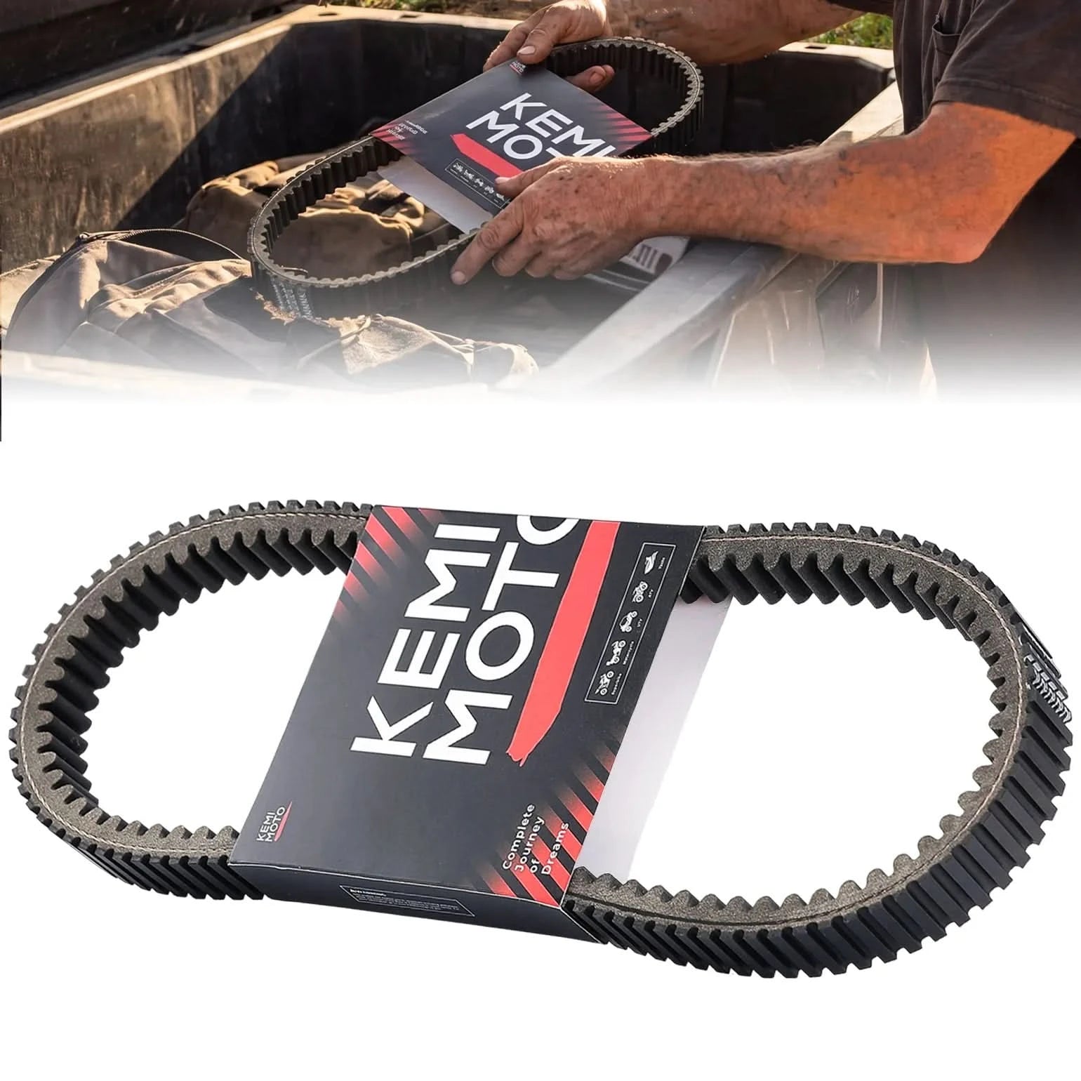 Kemimoto CVT Drive Belt for Polaris RZR Trail / Trail S 1000 / 900 / S 900 / S4 900, Replaces 3211172 - $79.99 at Kemimoto.com