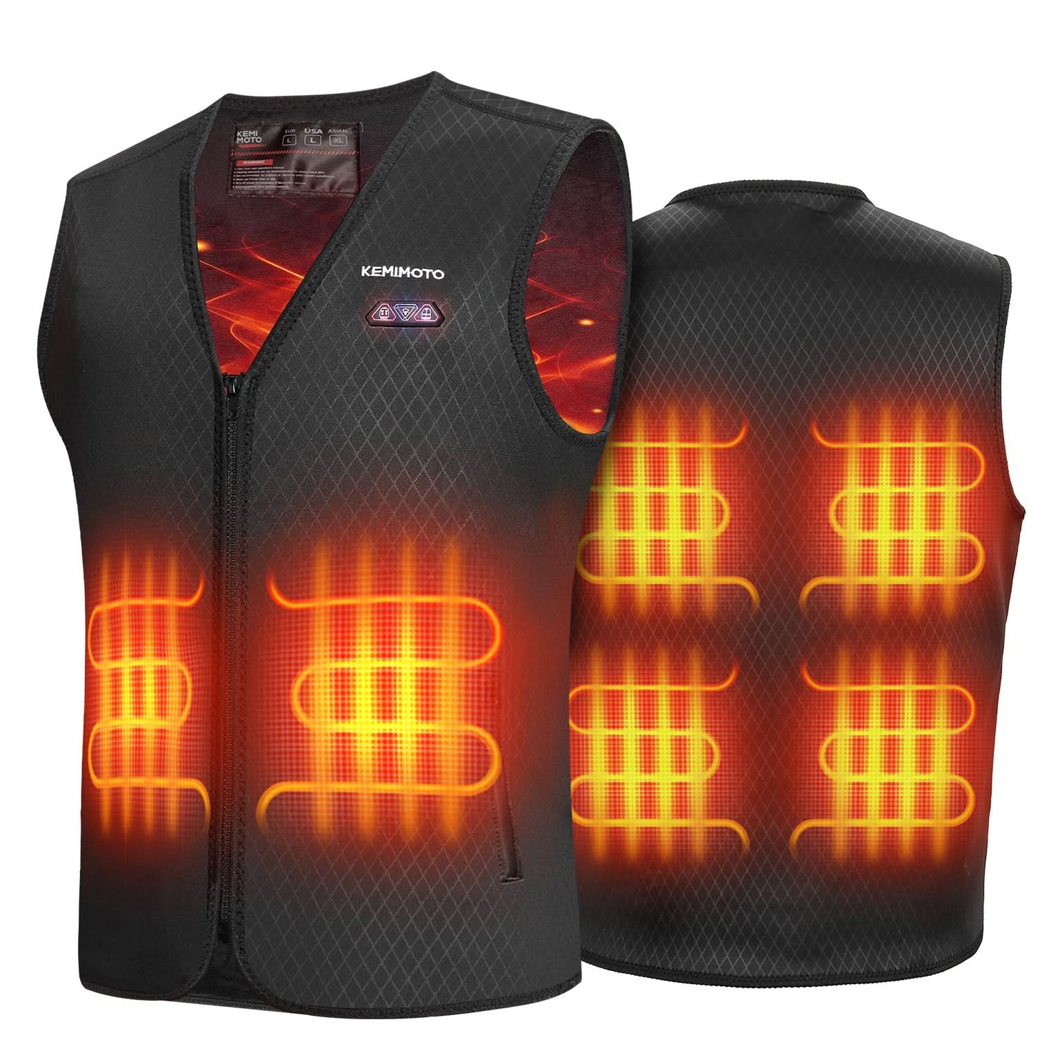 Men’s Heated Vest – Electric Warming Vest for Hunting & Winter Sports (No Battery)