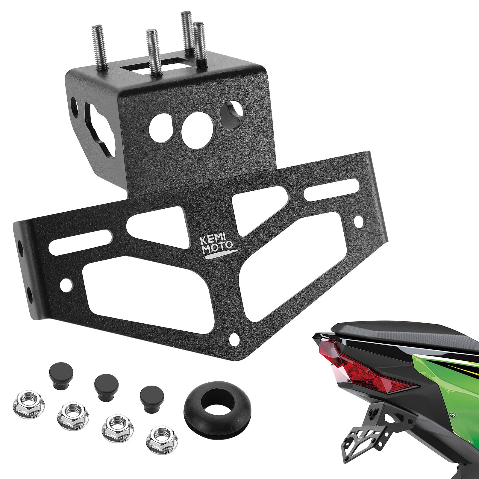 Fender Eliminator Z400 License Plate Bracket for Ninja 400 Z400