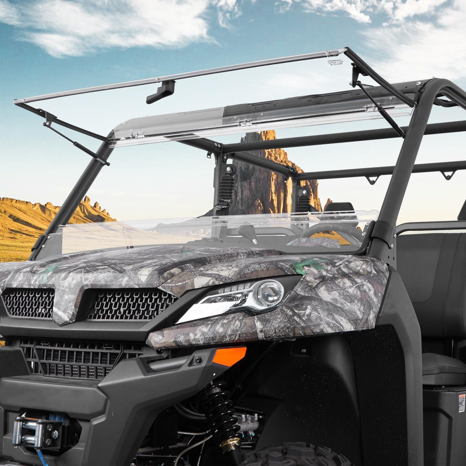 2-IN-1 Flip Windshield for CFMOTO UForce 1000 / 1000XL