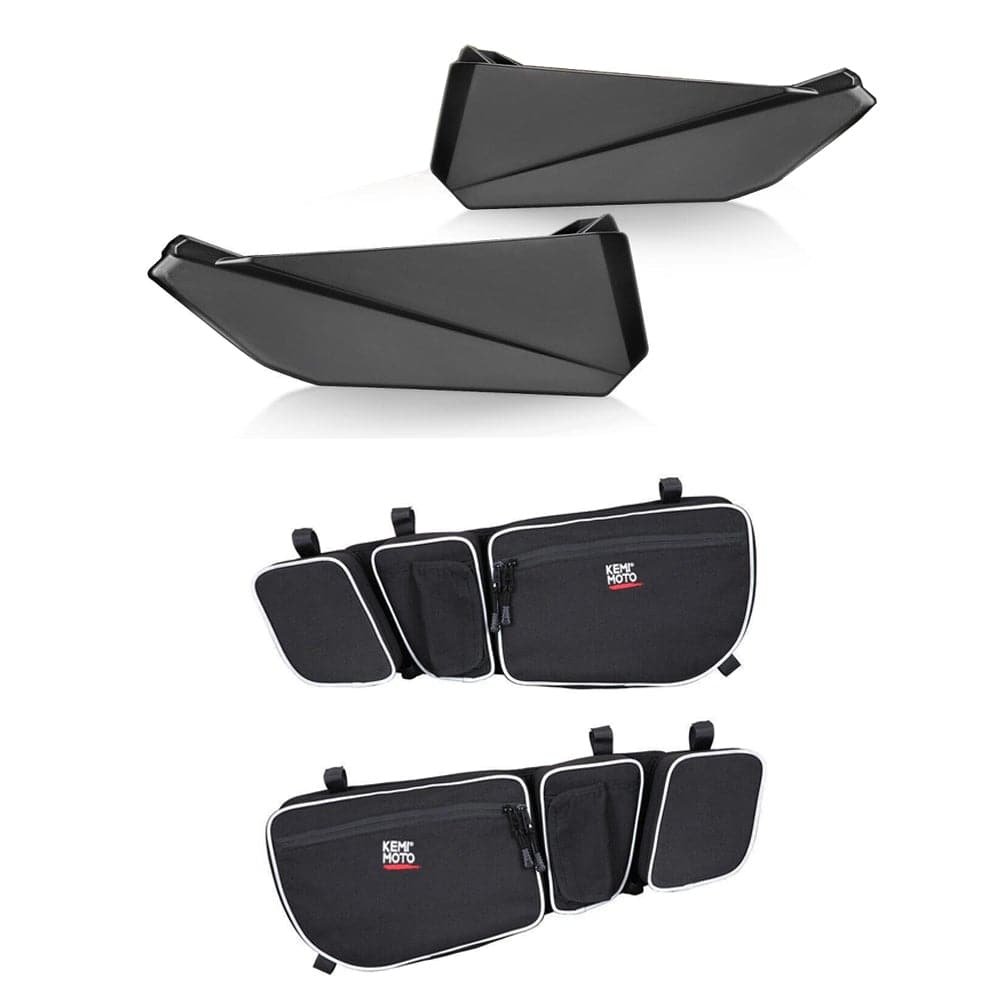 KEMIMOTO Front Door Bags & Front Lower Door Inserts for Can-Am Maverick X3 - $189.98 at Kemimoto.com